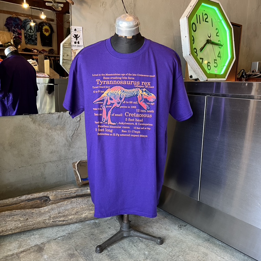 ATLAS SCREEN PRINTING : Neon T-Tex Adult T-Shirt