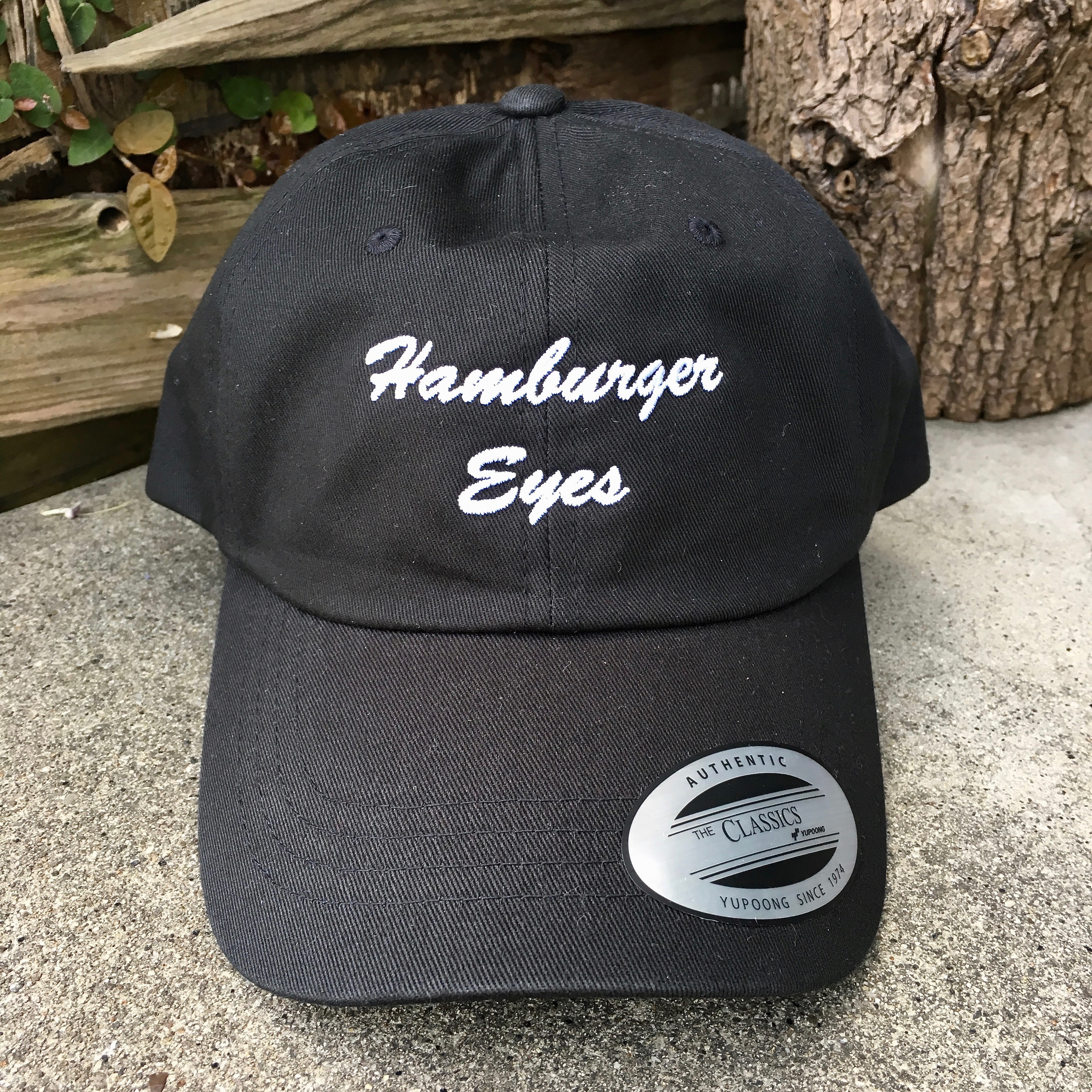 HAMBURGER EYES : BLACK HAT LOGO