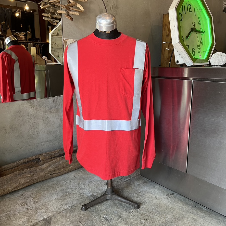 BAYSIDE : HI-VISIBILITY POCKET LONG SLEEVE TEE