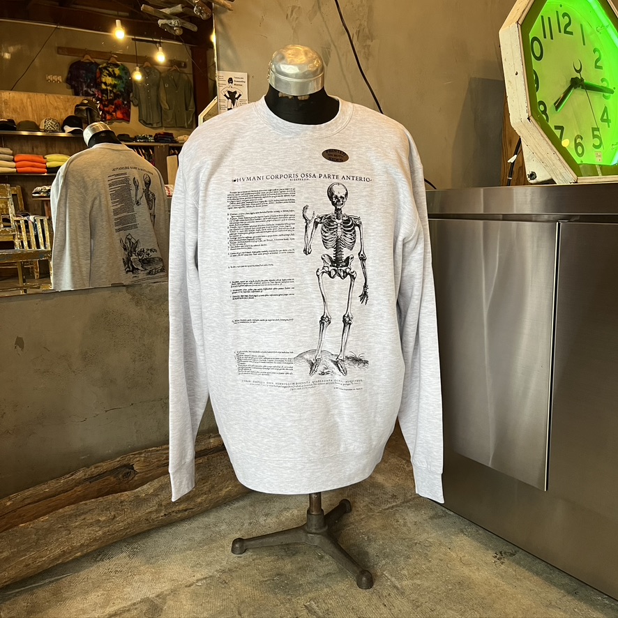 COTTON EXPRESSIONS : VASALIUS SKELETON SWEAT SHIRT