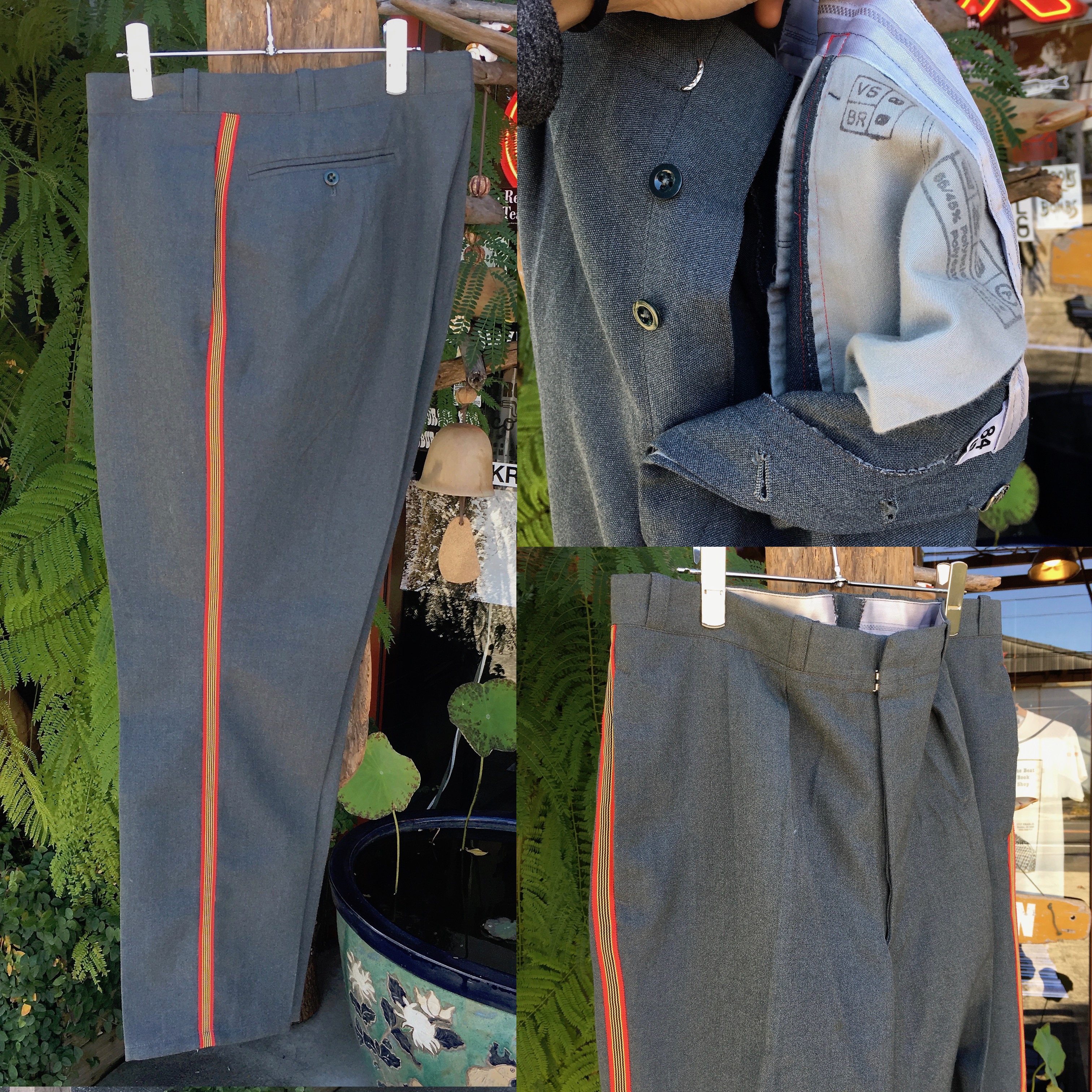 USED SWISS M72 NARROW RESIZED LINED DRESS PANTS