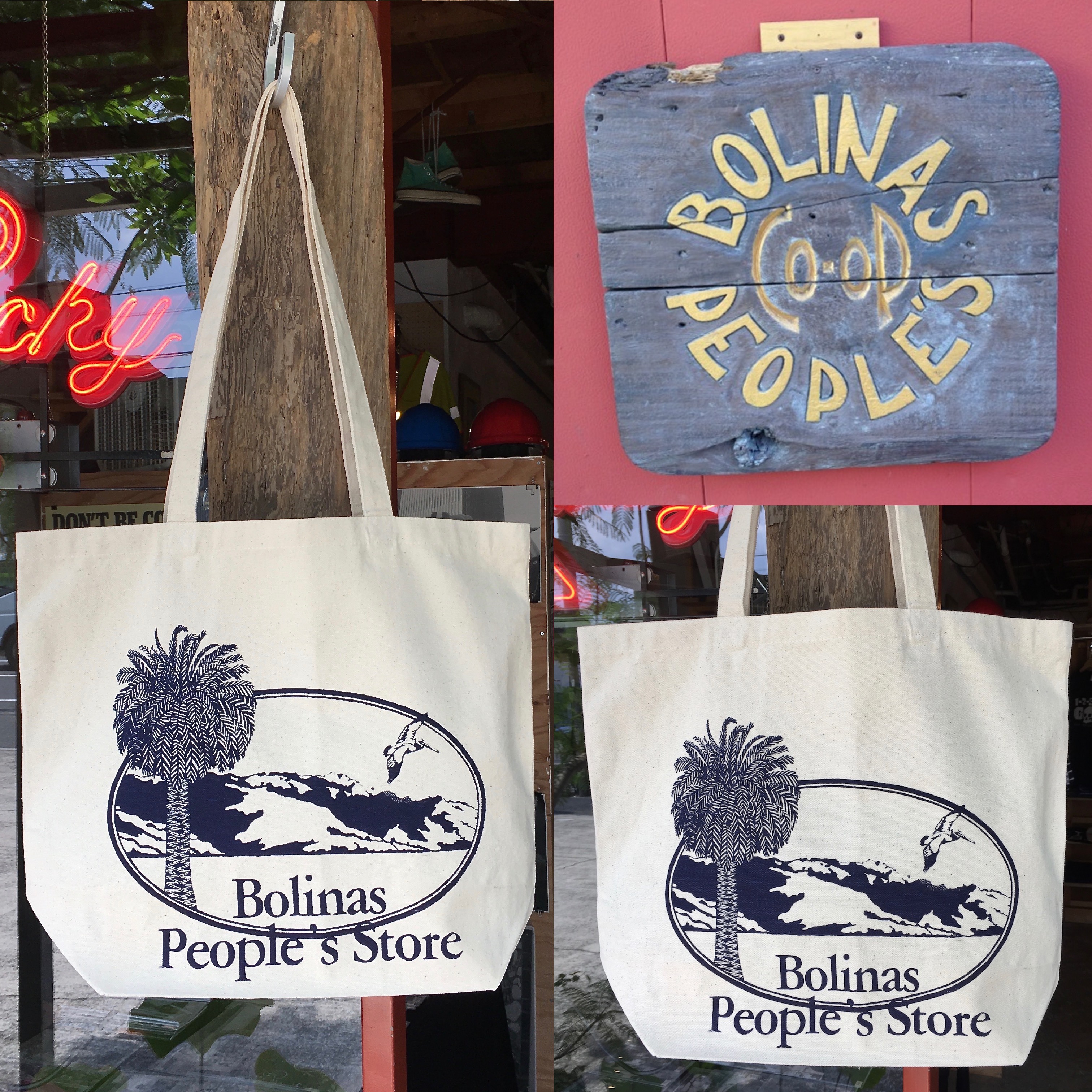 BOLINAS PEOPLES STORE : TOTE BAG
