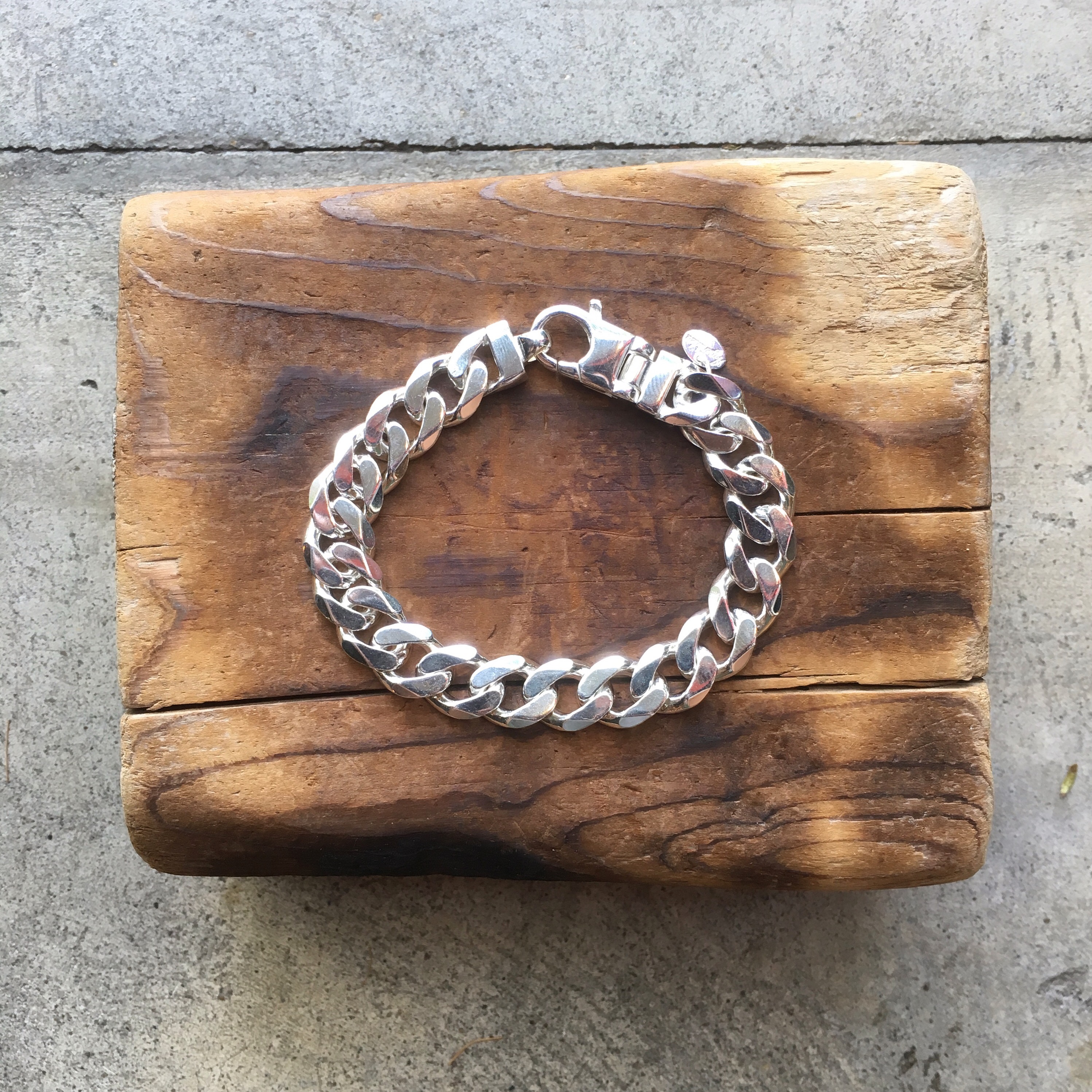  Argentidea: Sterling silver solid bracelet