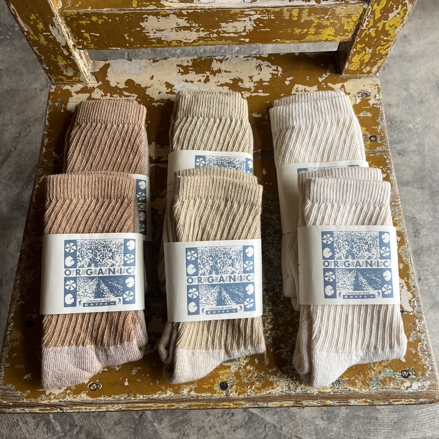 ORGANIC THREADS : 1P SOCKS