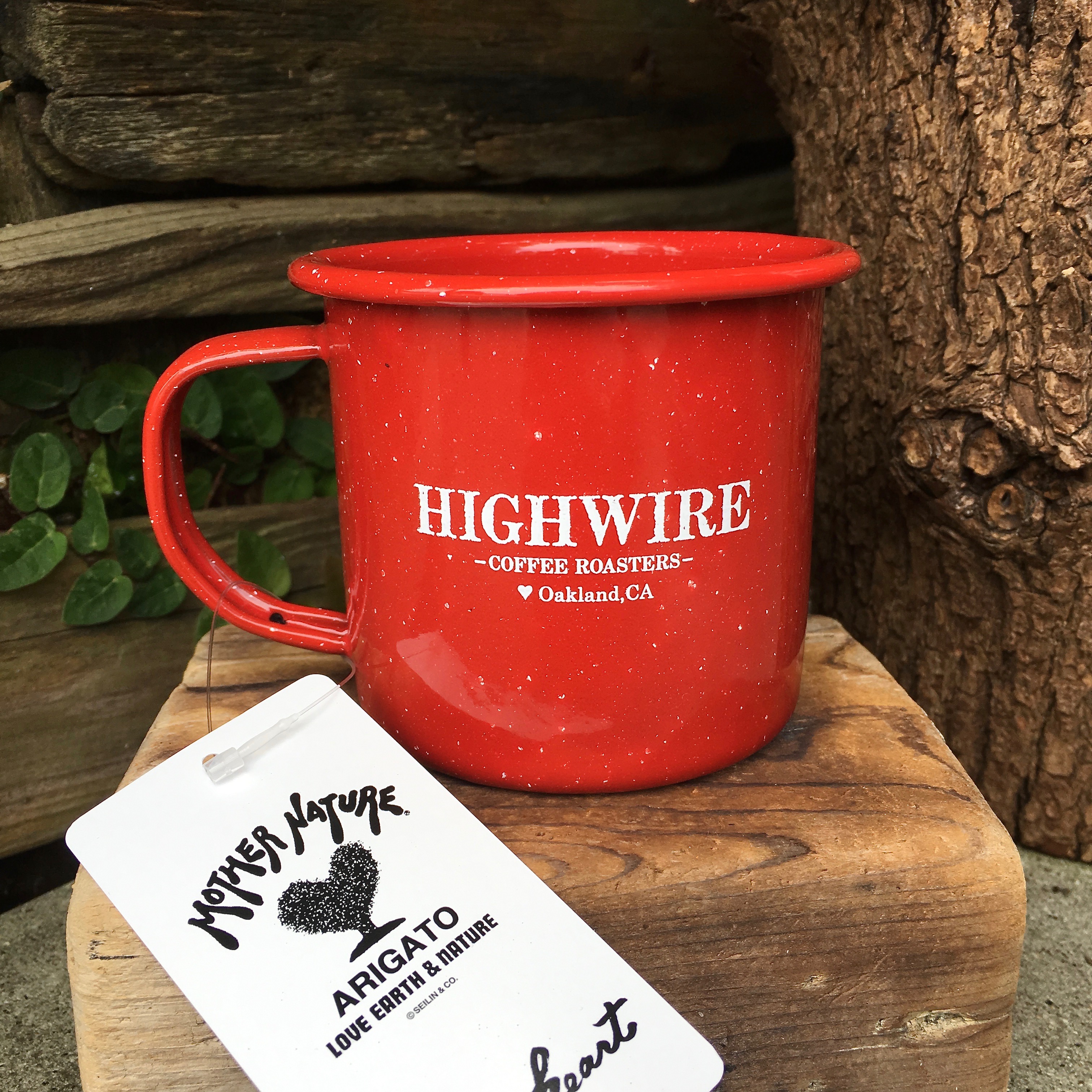 HIGHWIRE COFFEE : ENAMEL CAMP CUP