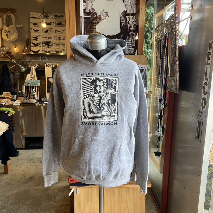 RAY TROLL : SMOKE SALMON SWEAT SHIRT(USED)