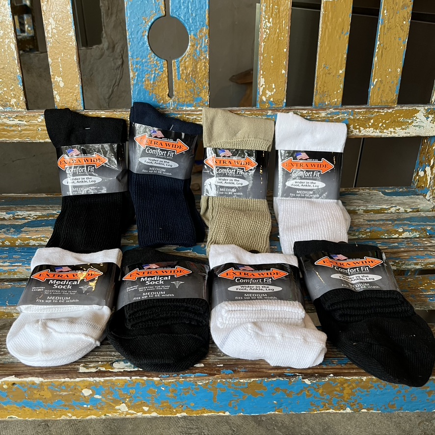 EXTRA WIDE SOCK COMPANY : SOCKS