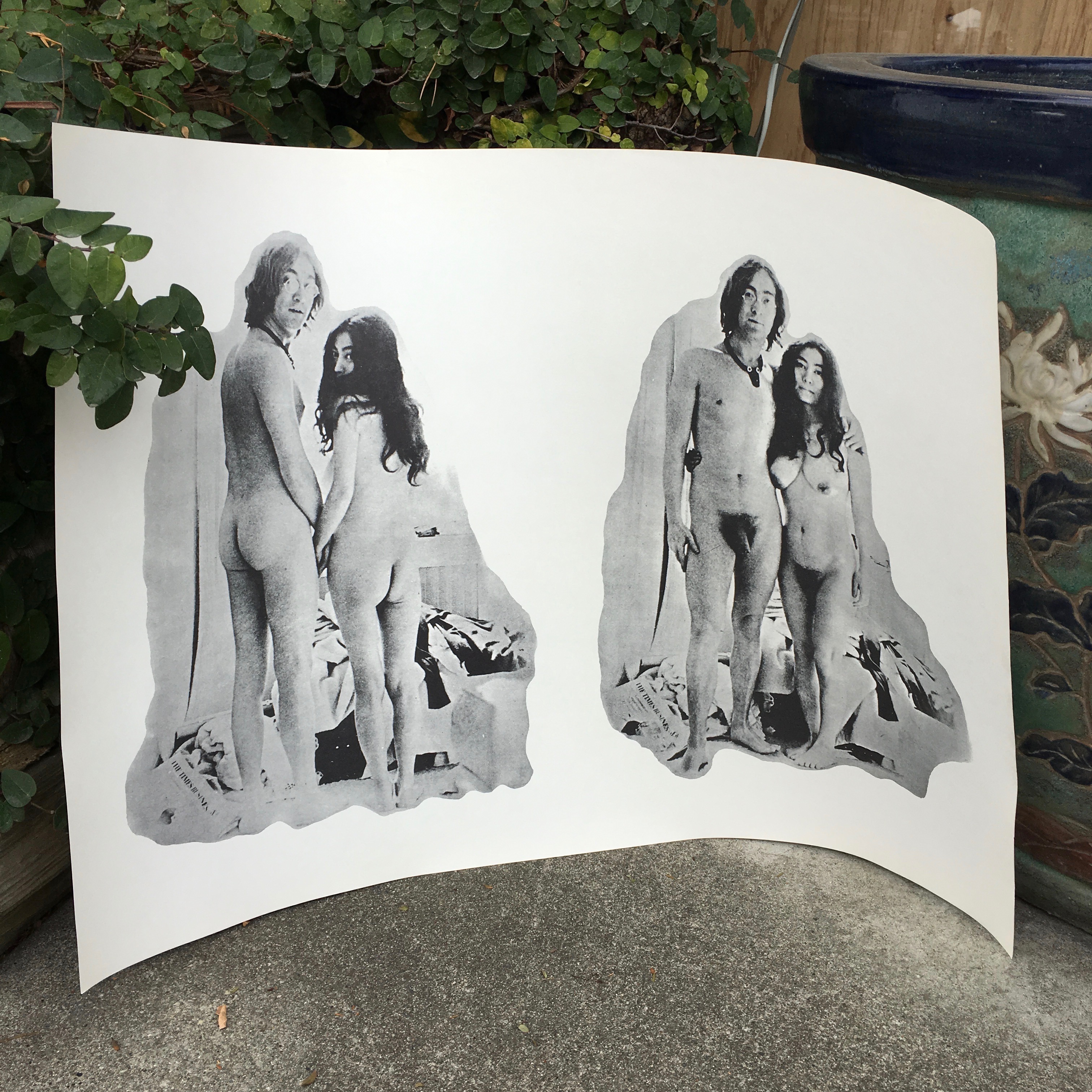 JOHN LENNON AND YOKO ONO SIXTIES POSTER 