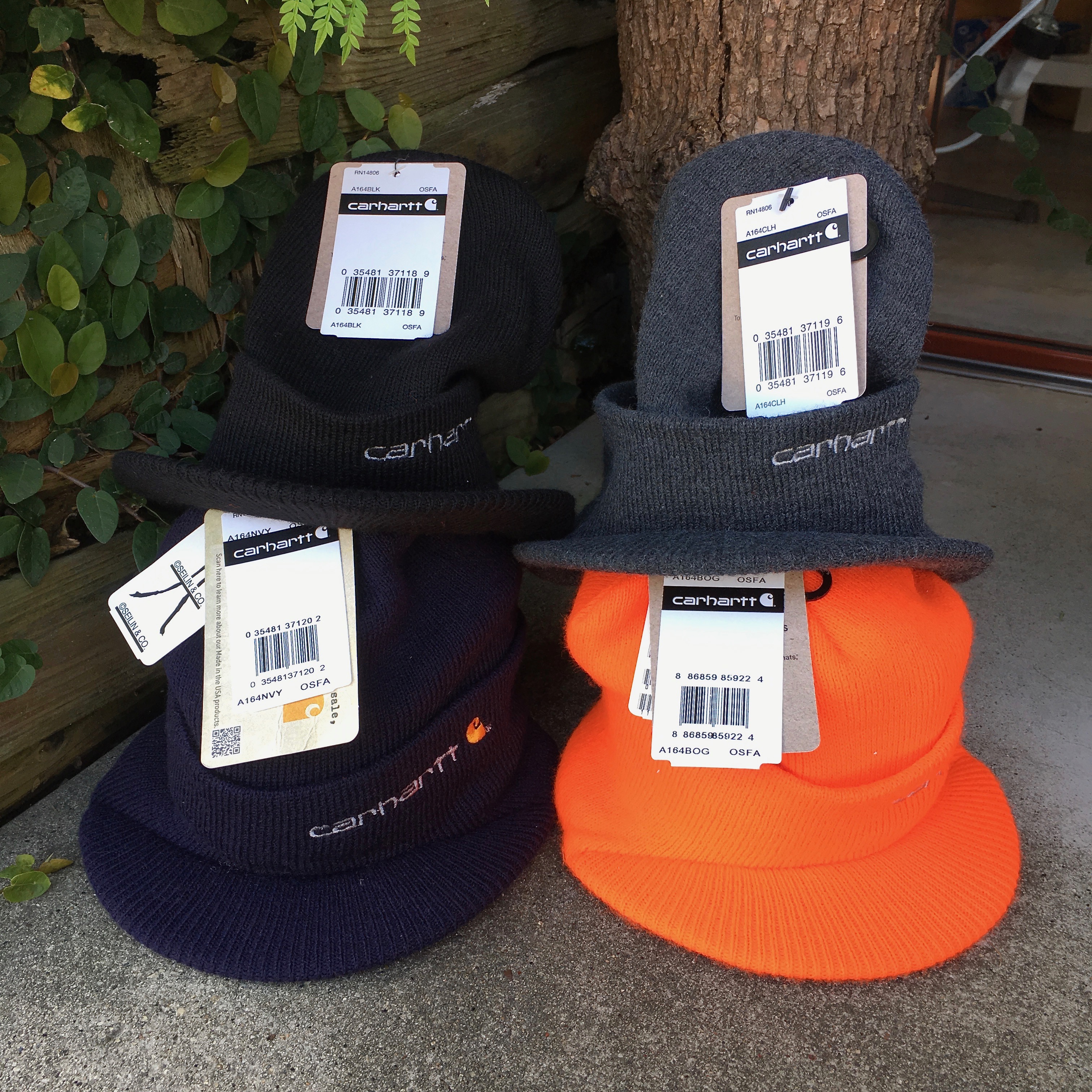CARHARTT : A164 KNIT HAT WITH VISOR