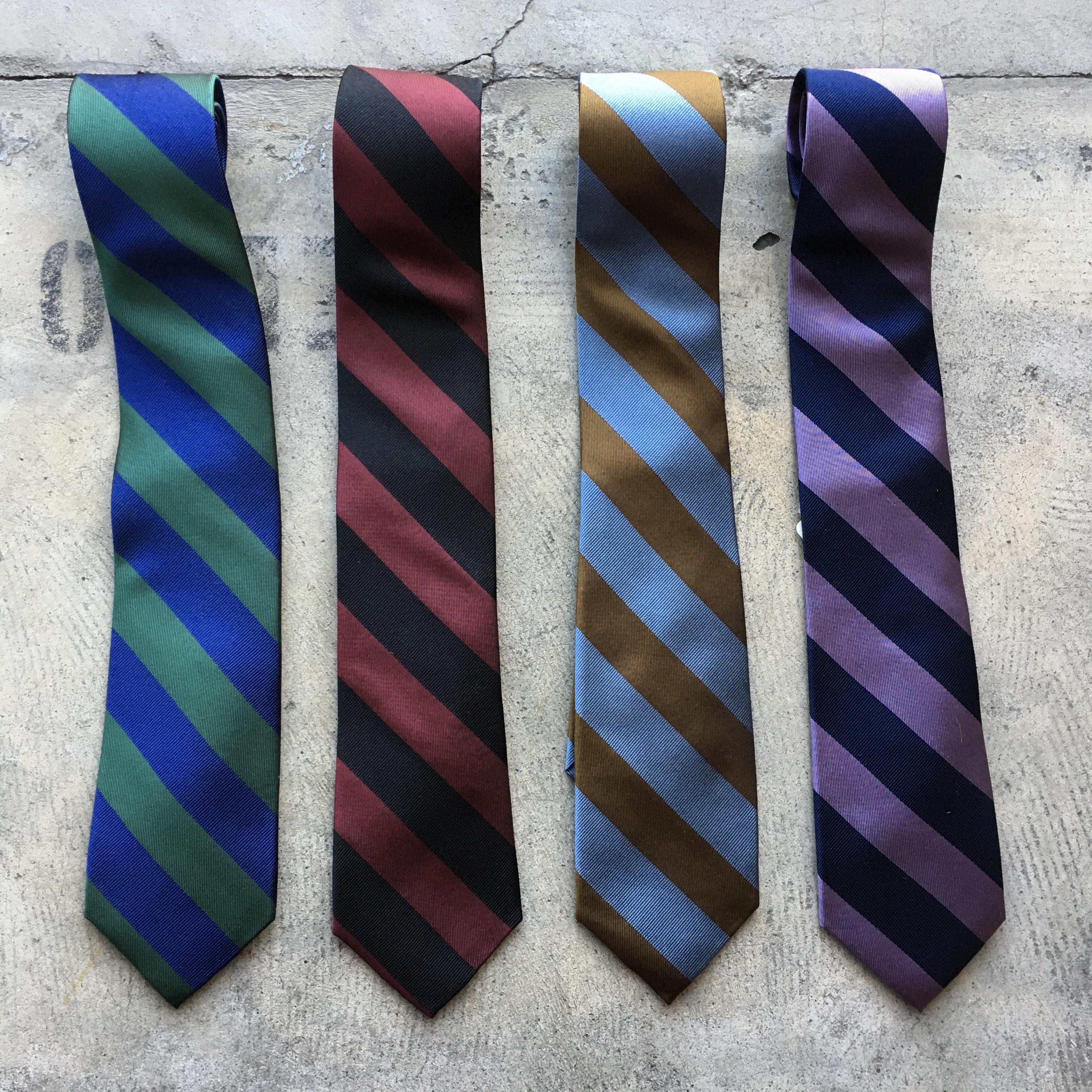 doublefish : REGIMENTAL STRIPE TIE 