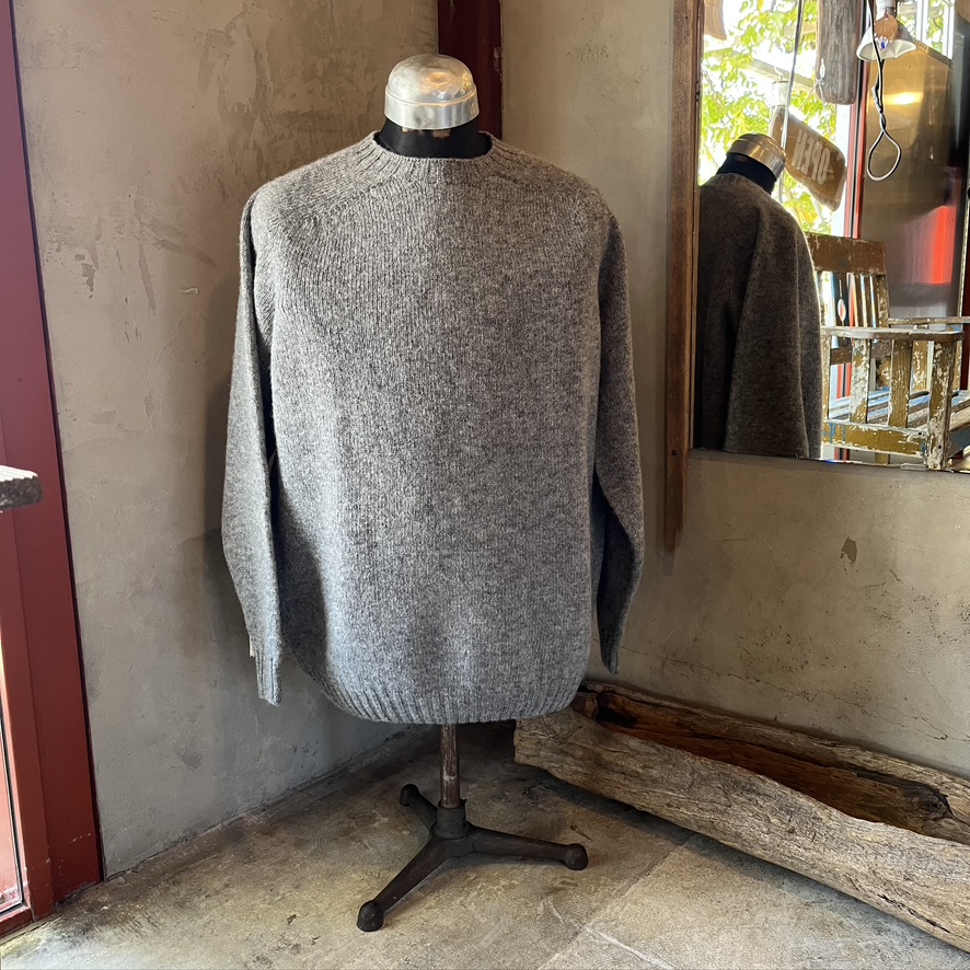 HARLEY OF SCOTLAND : CREW NECK SWEATER SUPER OVER