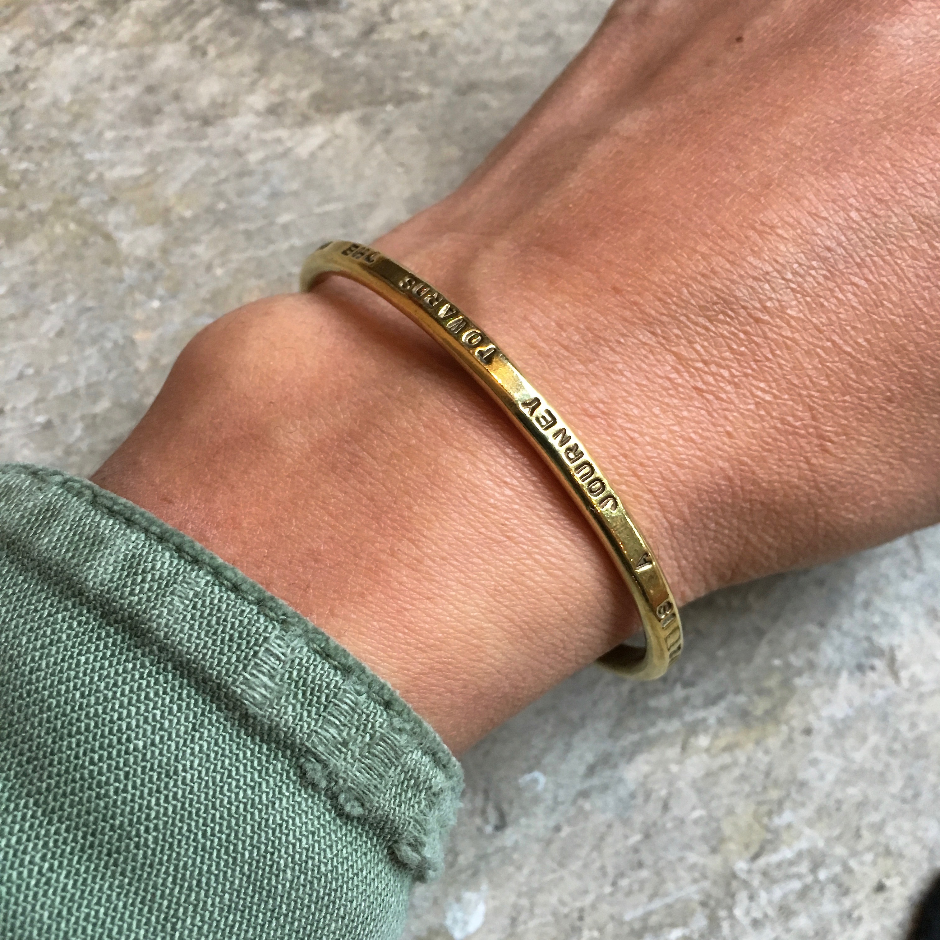 GAIJIN MADE : D3864 BR JRNY BANGLE
