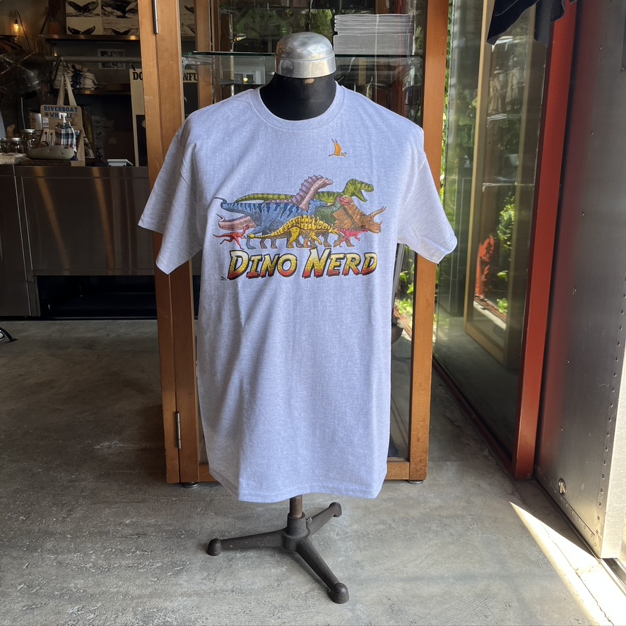 ATLAS SCREEN PRINTING : DINO NERD T-shirt