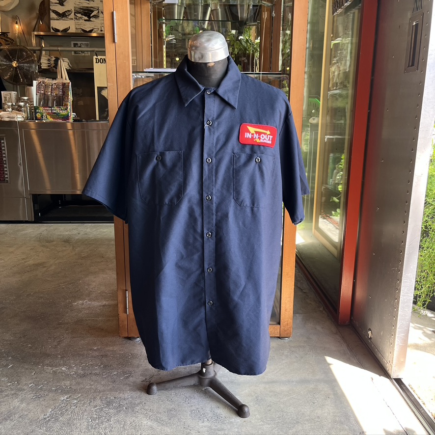 REDKAP : IN-N-OUT BURGER WORK SHIRTS(USED)