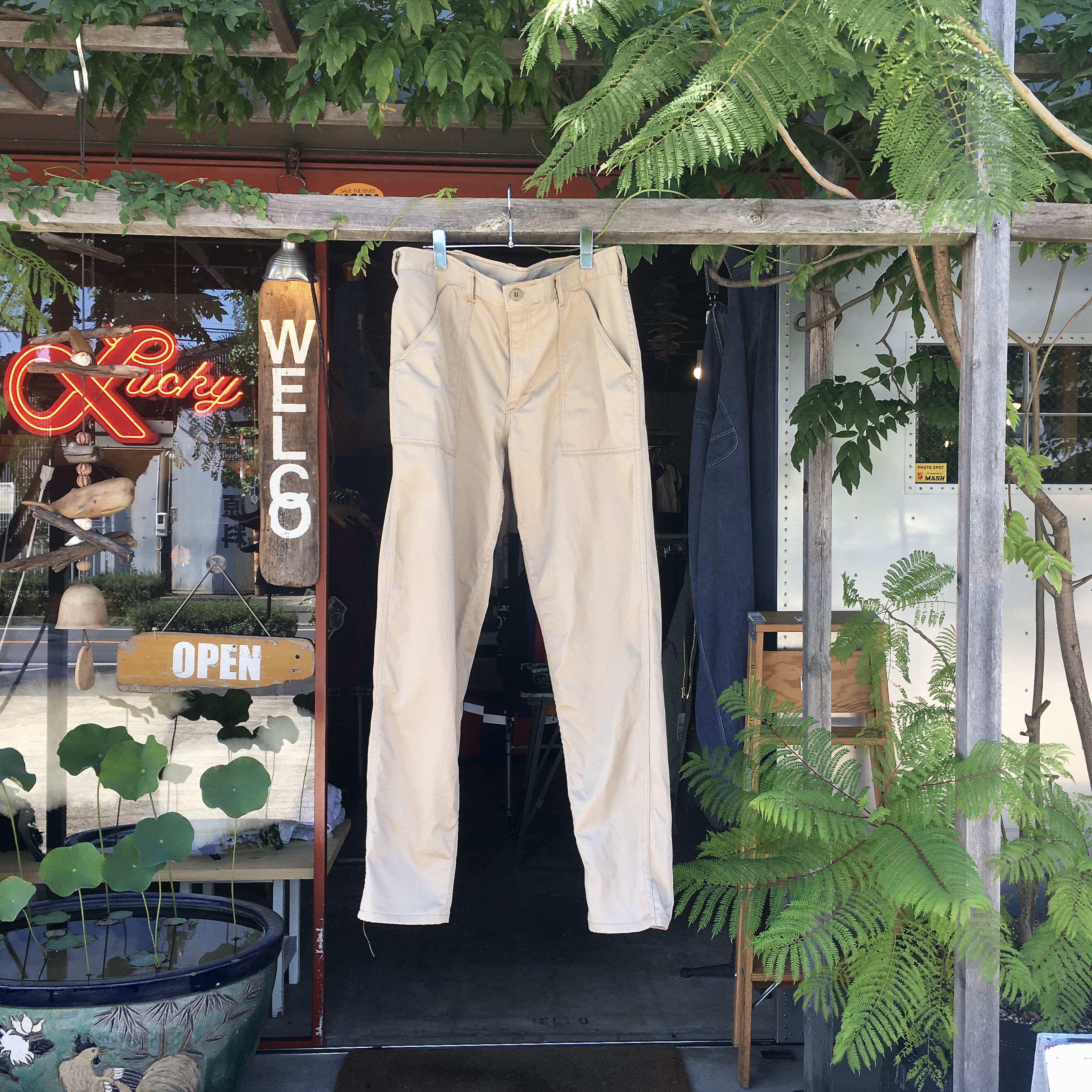 GUNG HO : 1200 TAPER FIT 4POCKET FATIGUE PANTS 