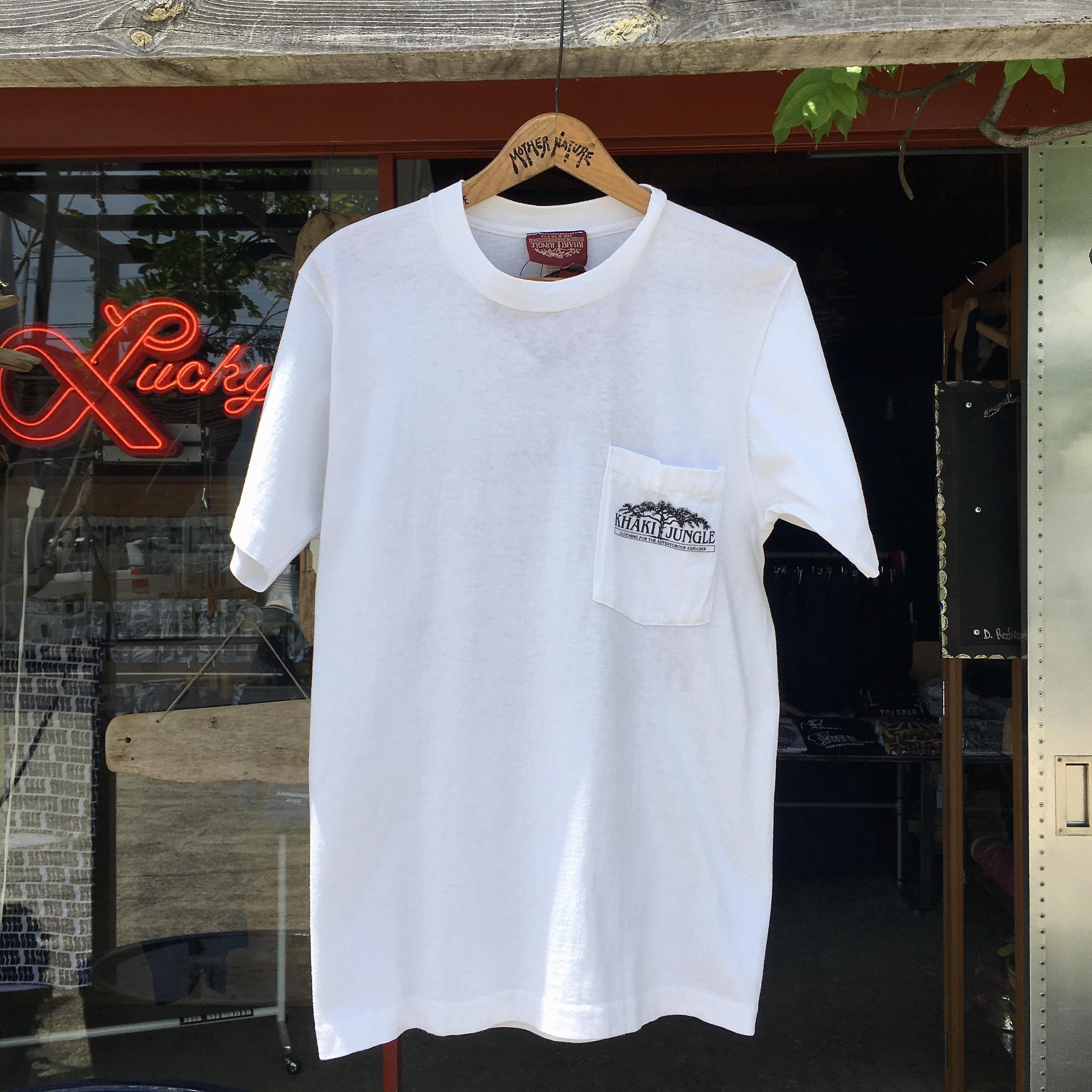 DEADSTOCK KHAKI JUNGLE PRINTED TEE 