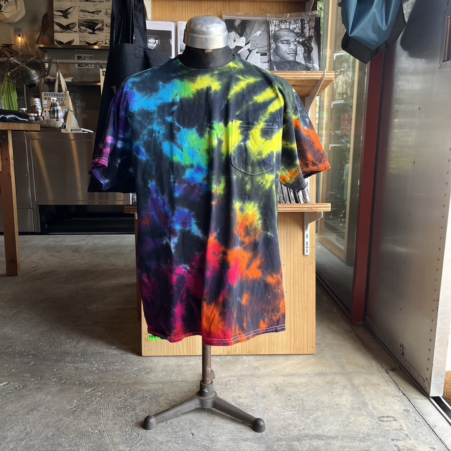 CROW TIPI TIE-DYE : Pocket tee