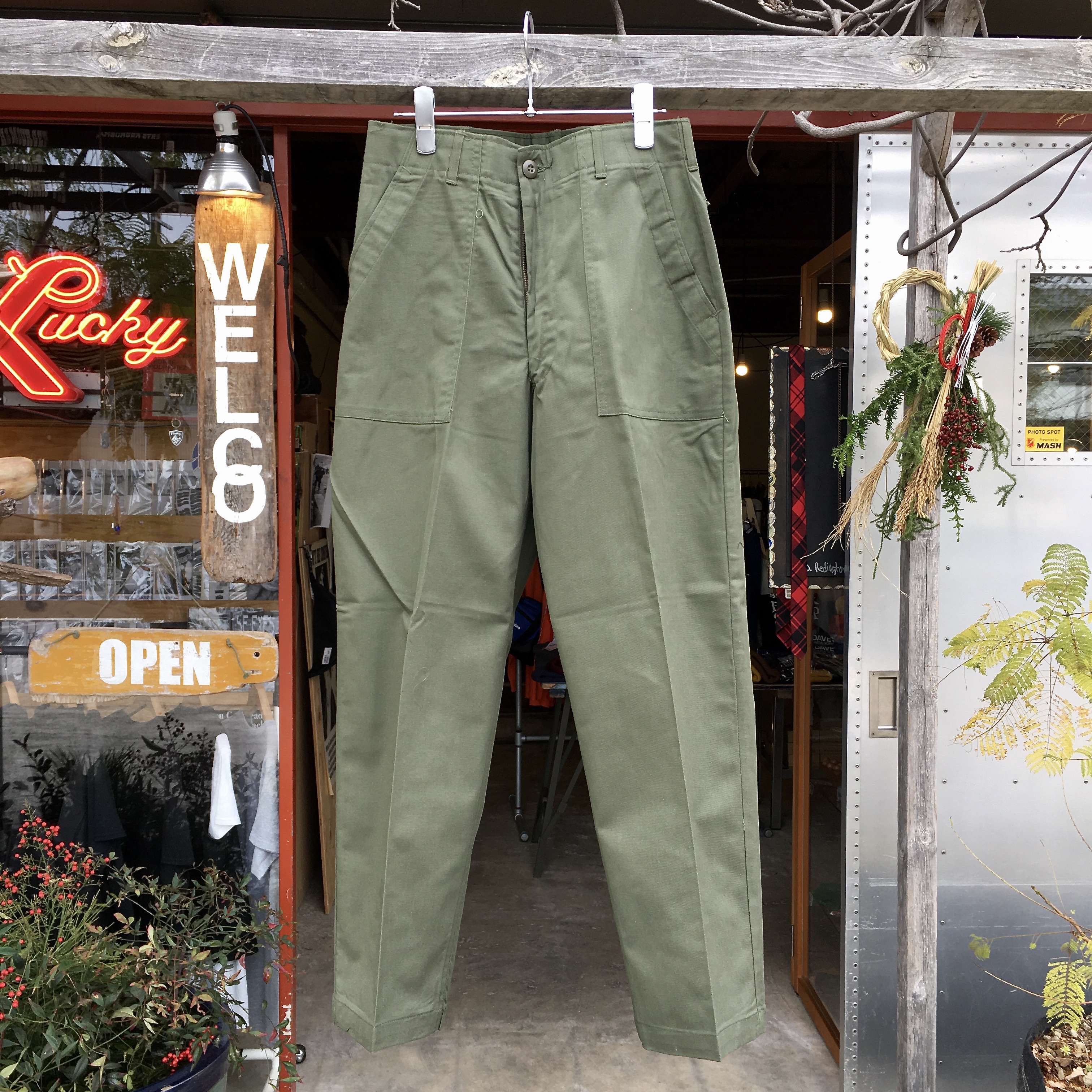 N.O.S 70S US POLY/COTTON FATIGUE PANTS 