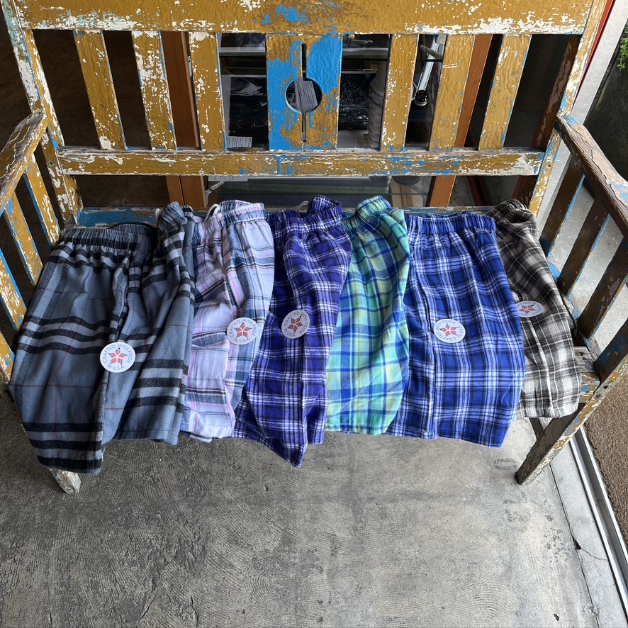 DEADSTOCK US MADE CHECK SHORTS