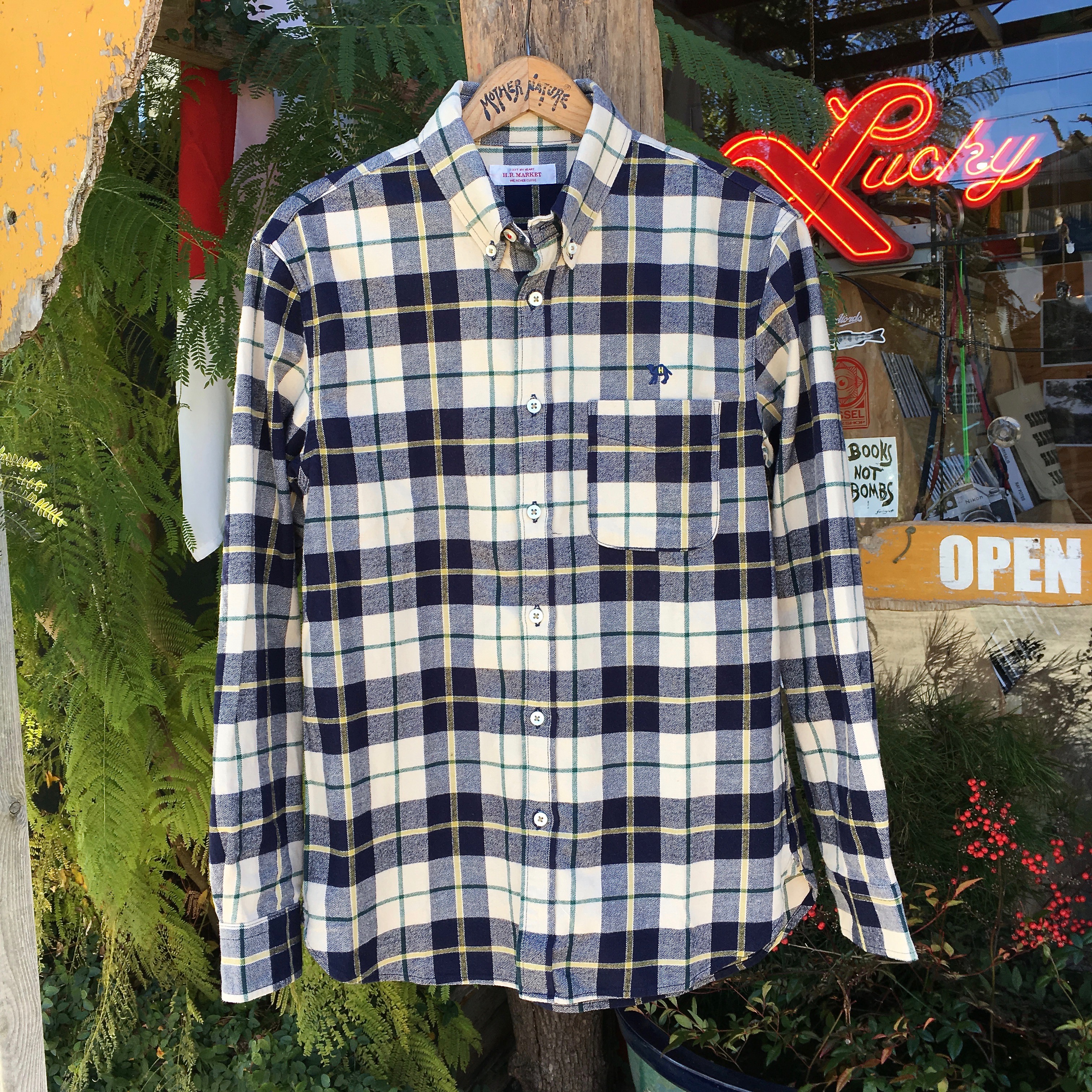 HOLLYWOOD RANCH MARKET : JOURNEY エンブロイダリーフランネルチェック