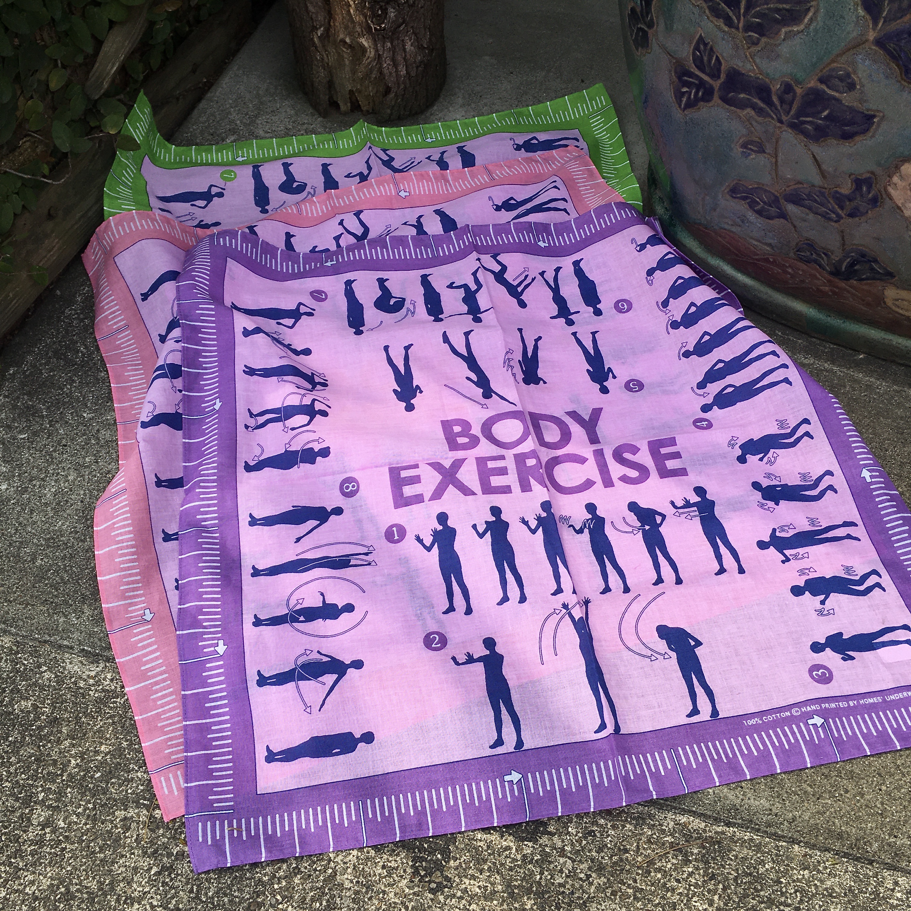 HOMES’ UNDERWEAR : BODY EXERCISES BANDANA 