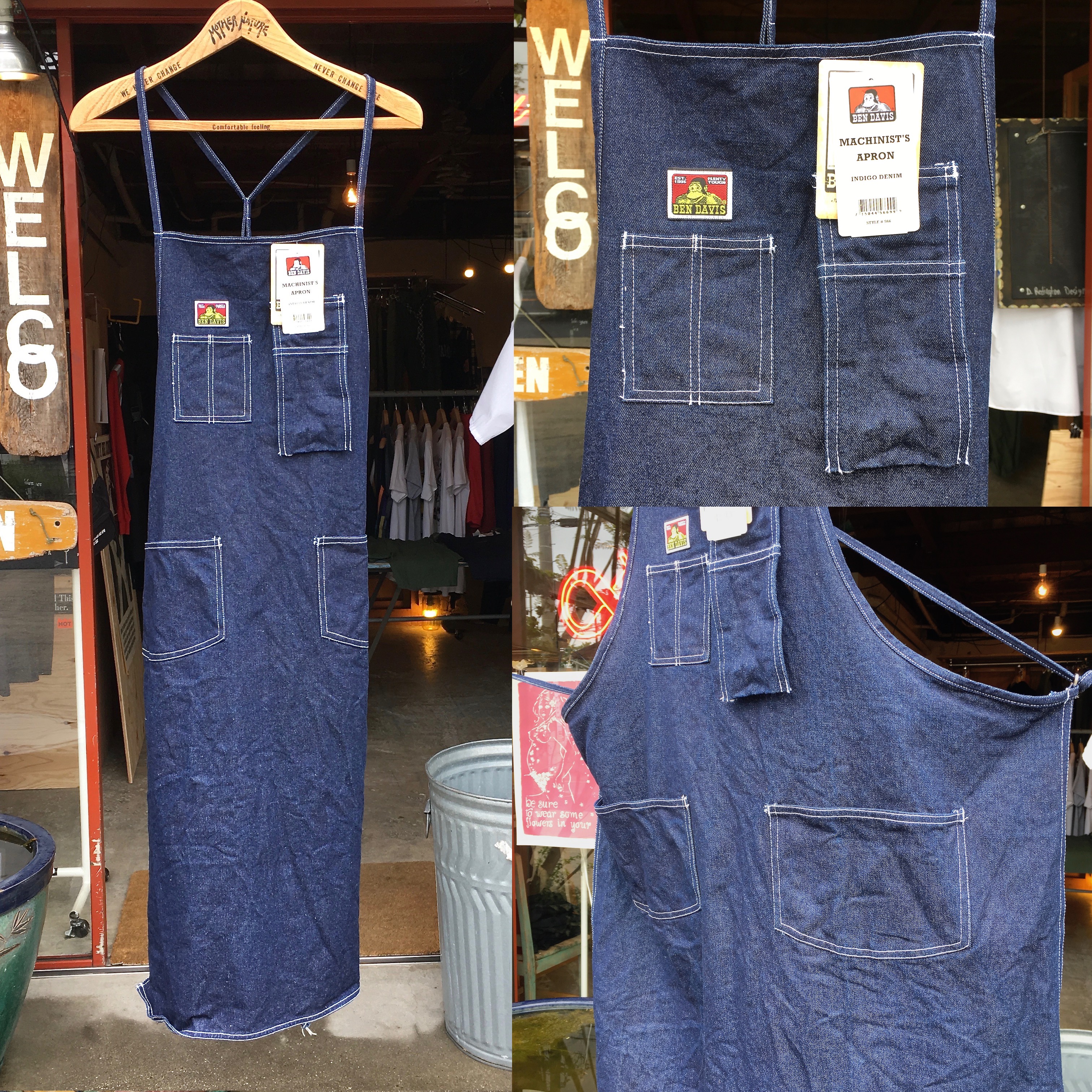 BEN DAVIS : DENIM APRON 