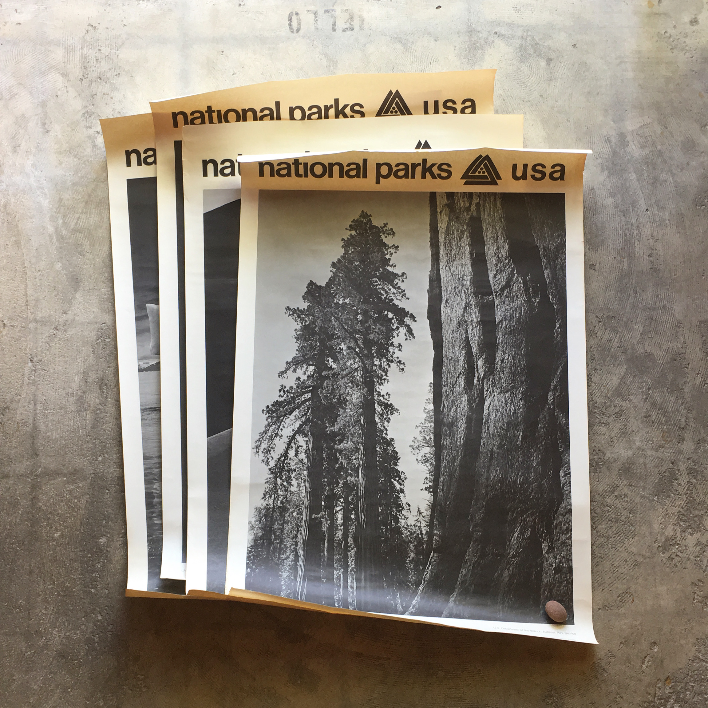 ANSEL ADAMS/NATIONAL PARK ORIGINAL VINTAGE POSTER