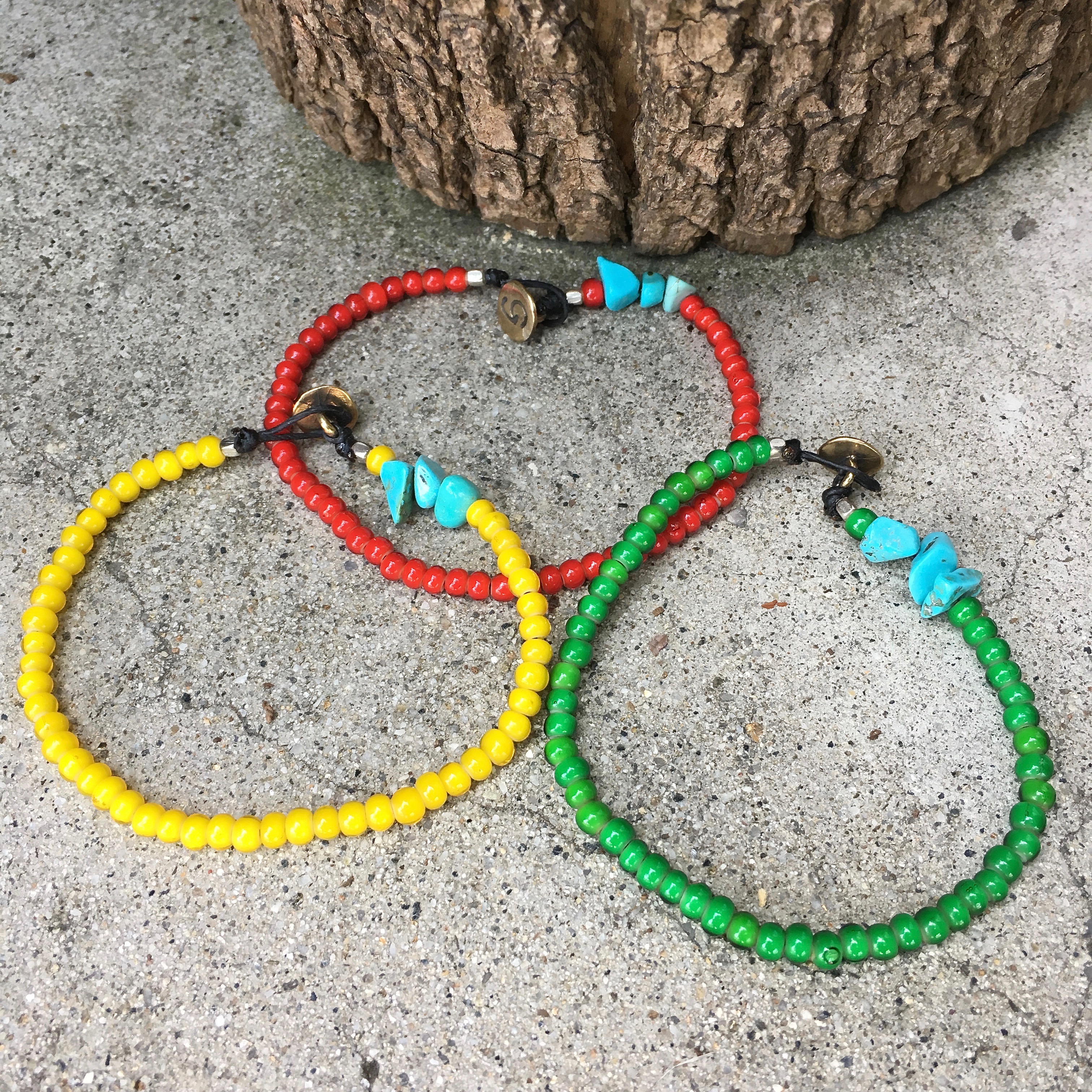 GAIJIN MADE : KG-950 GLASS BEADS TRUQ BRACELET