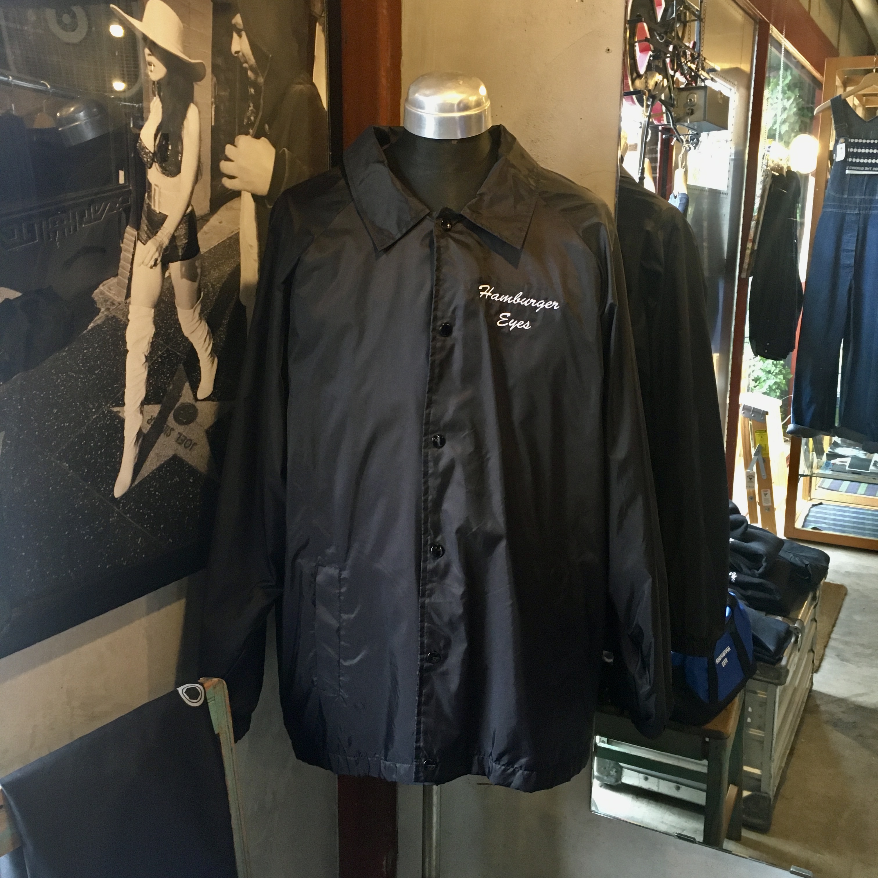 HAMBURGER EYES : BLACK WINDBREAKER
