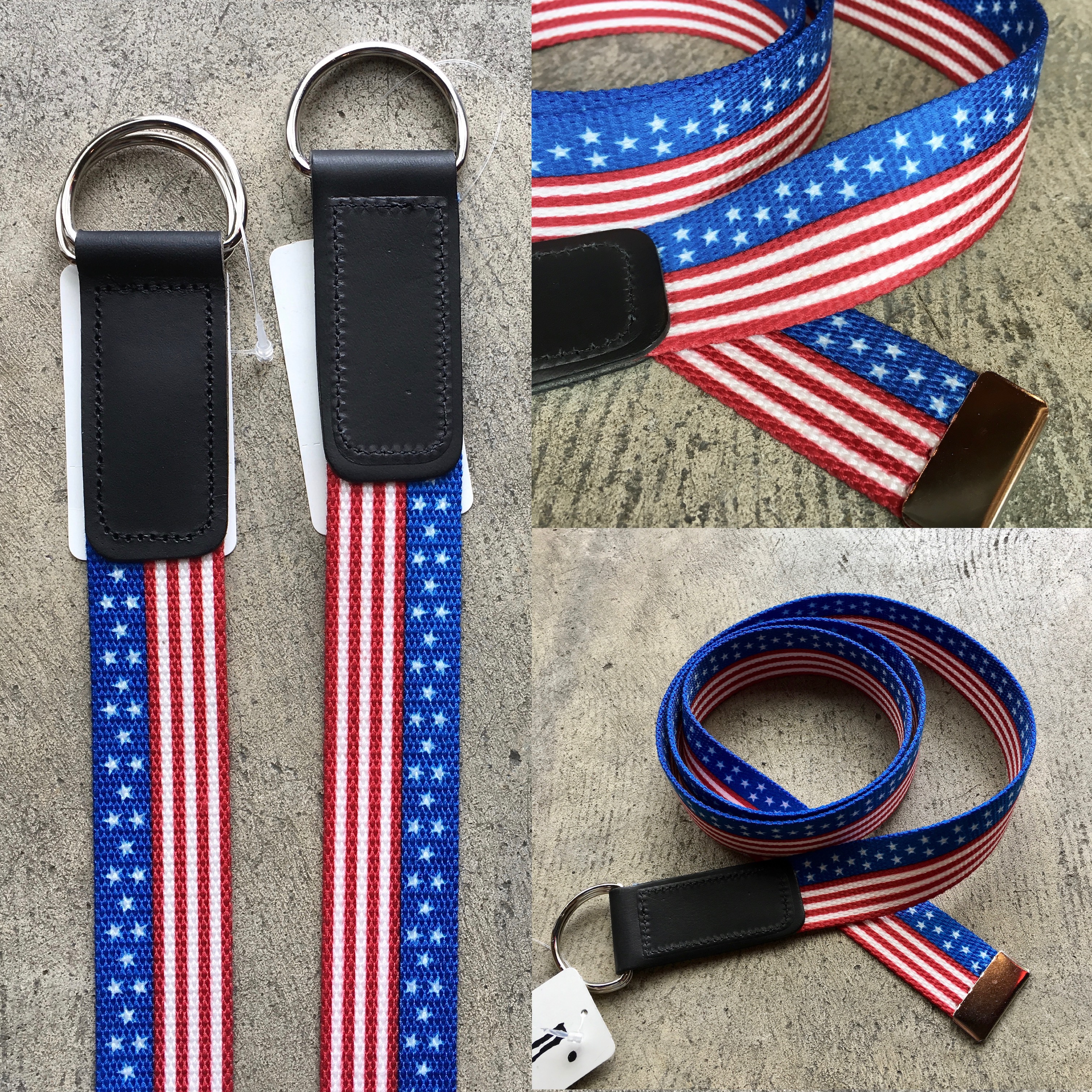 SUSPENDER FACTORY: AF440 PRINTED 1 1/4 WIDE D-RING