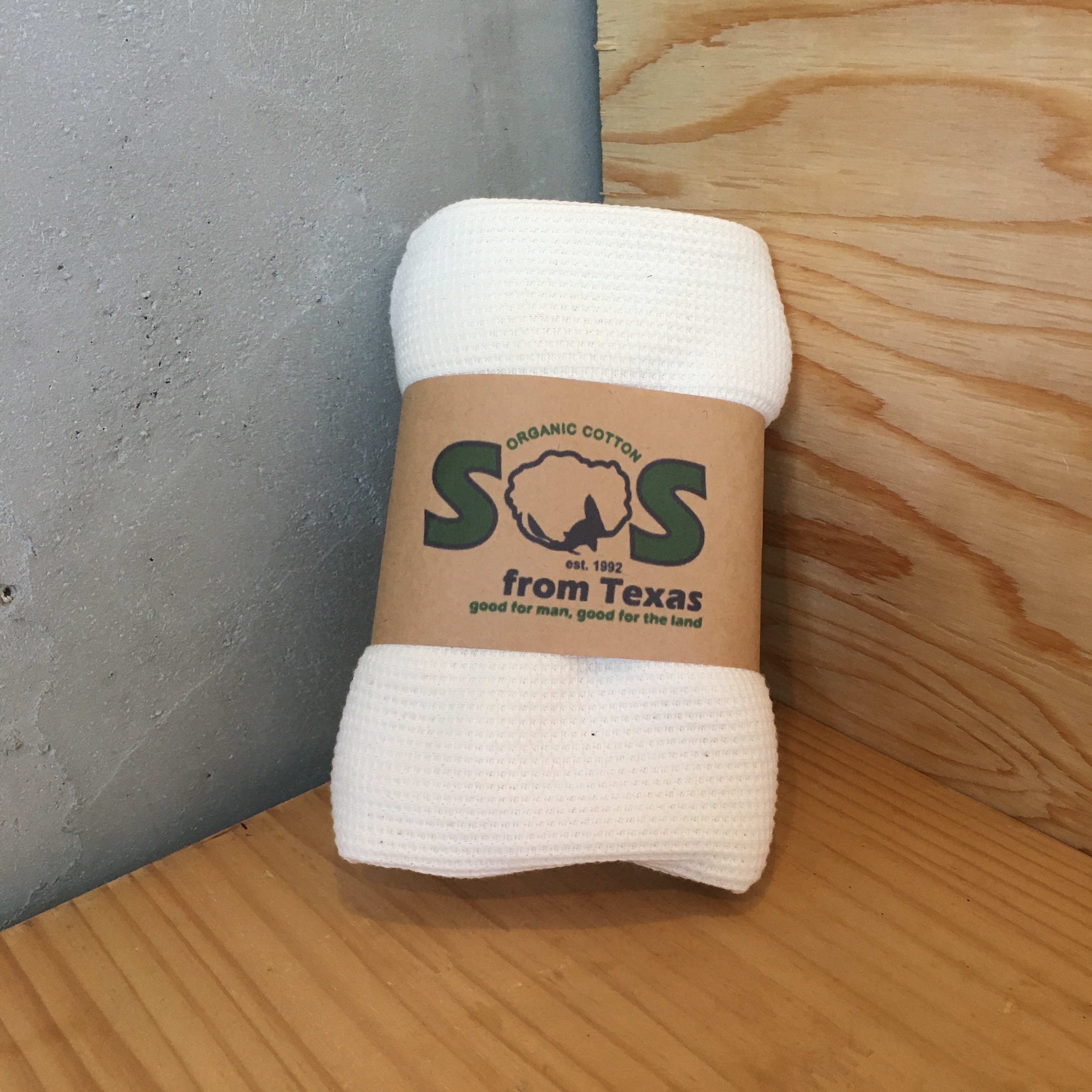SOS FROM TEXAS : ORGANIC COTTON BABY BLANKET