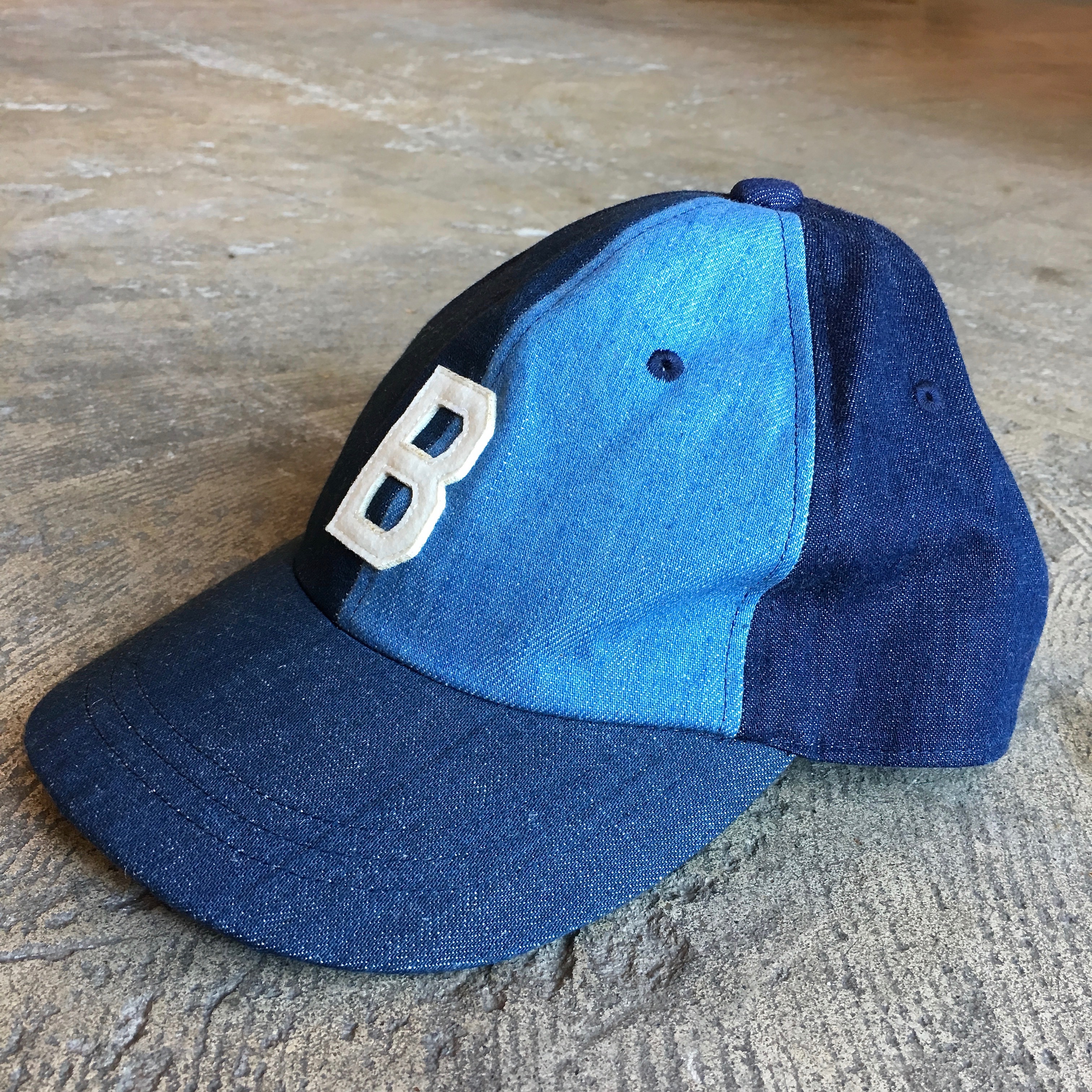 H.R.REMAKE : RGD119 DENIM PATCH B TYPE CAP ¥5800