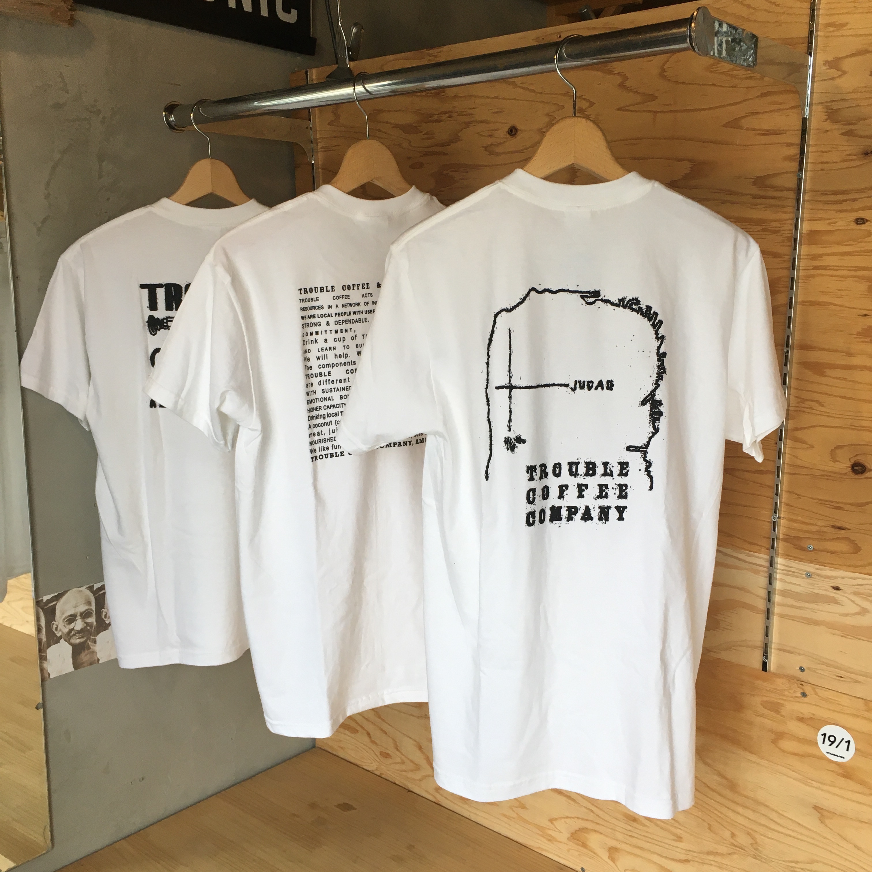 TROUBLE COFFEE : POCKET T-SHIRTS