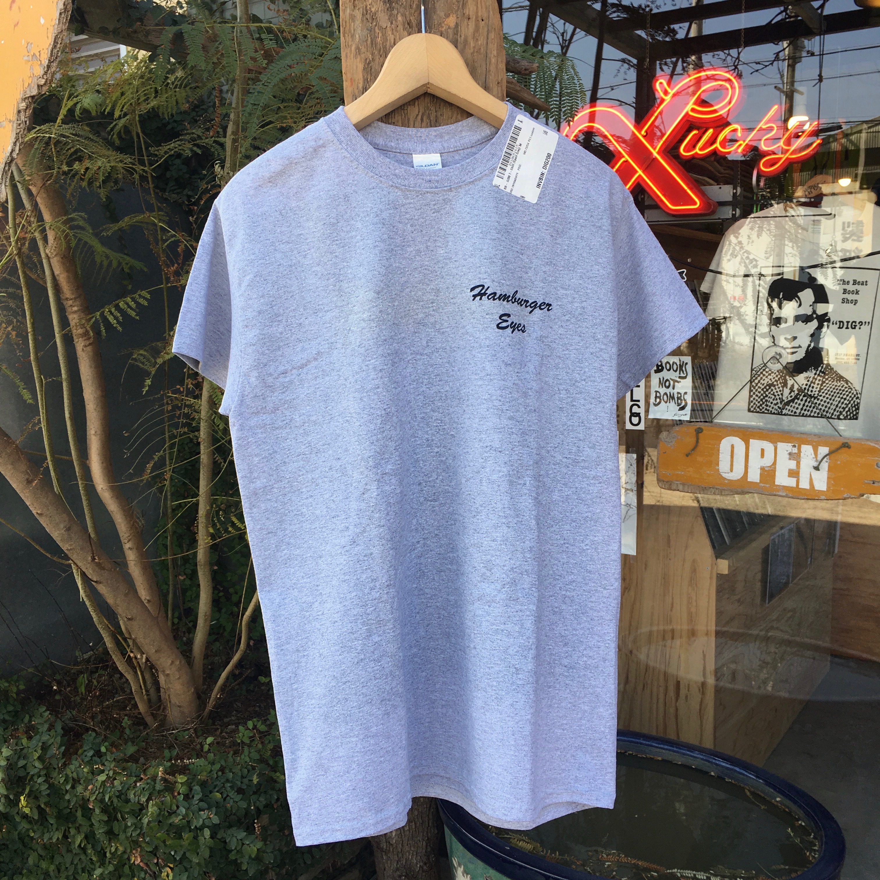 HAMBURGER EYES : GRAY T-SHIRTS 