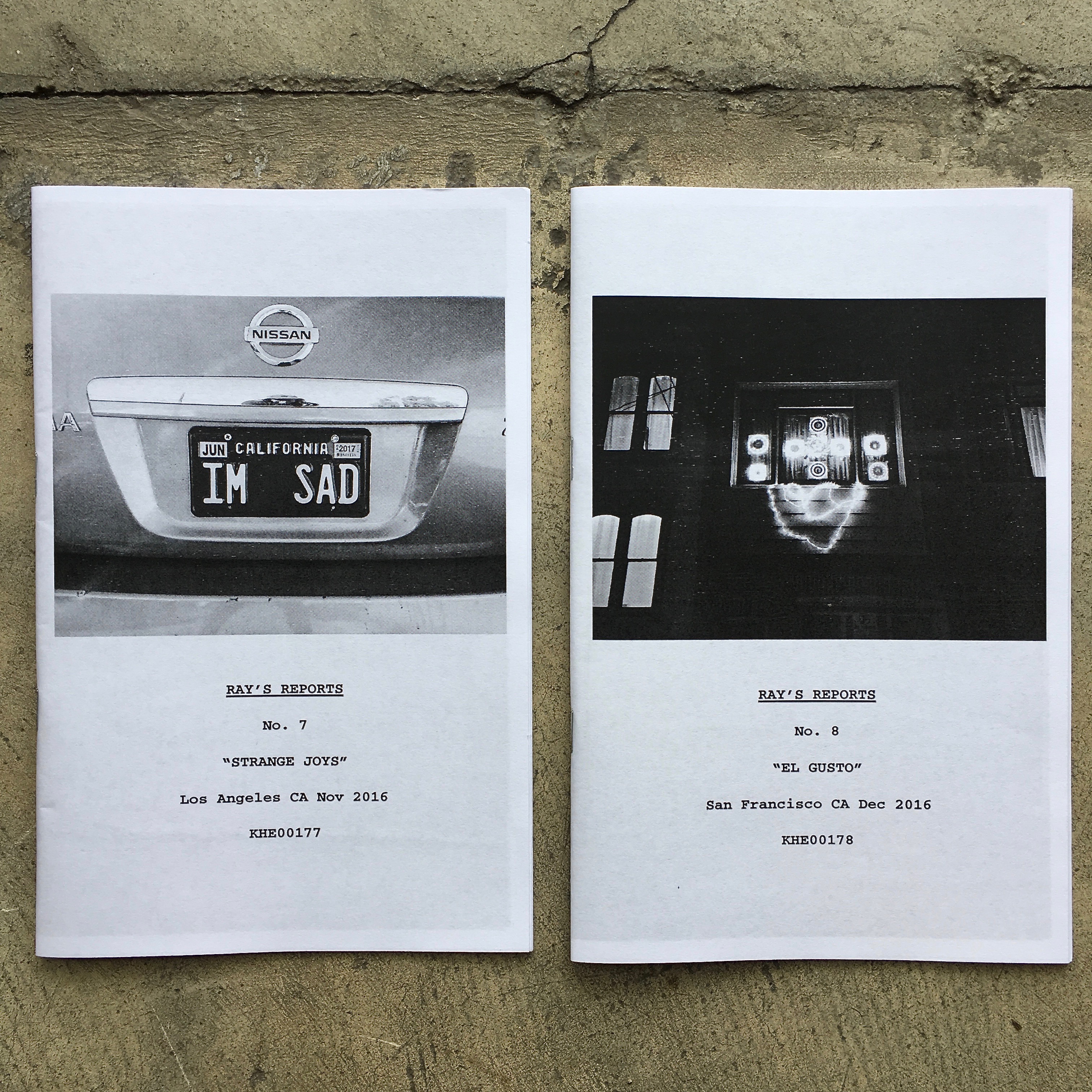 RAY'S REPORTS : NO.7 , NO.8