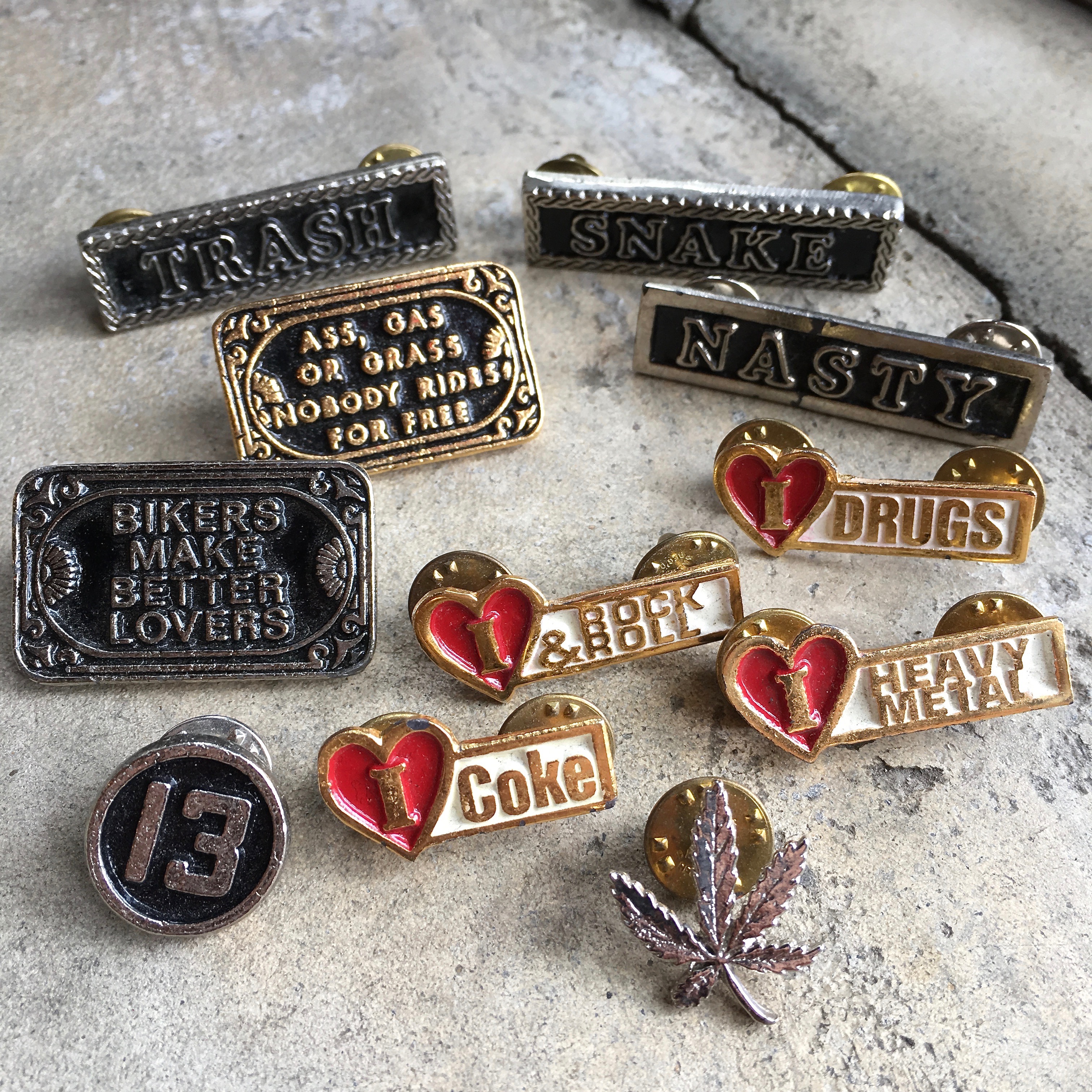 70's-80's VINTAGE PINS 