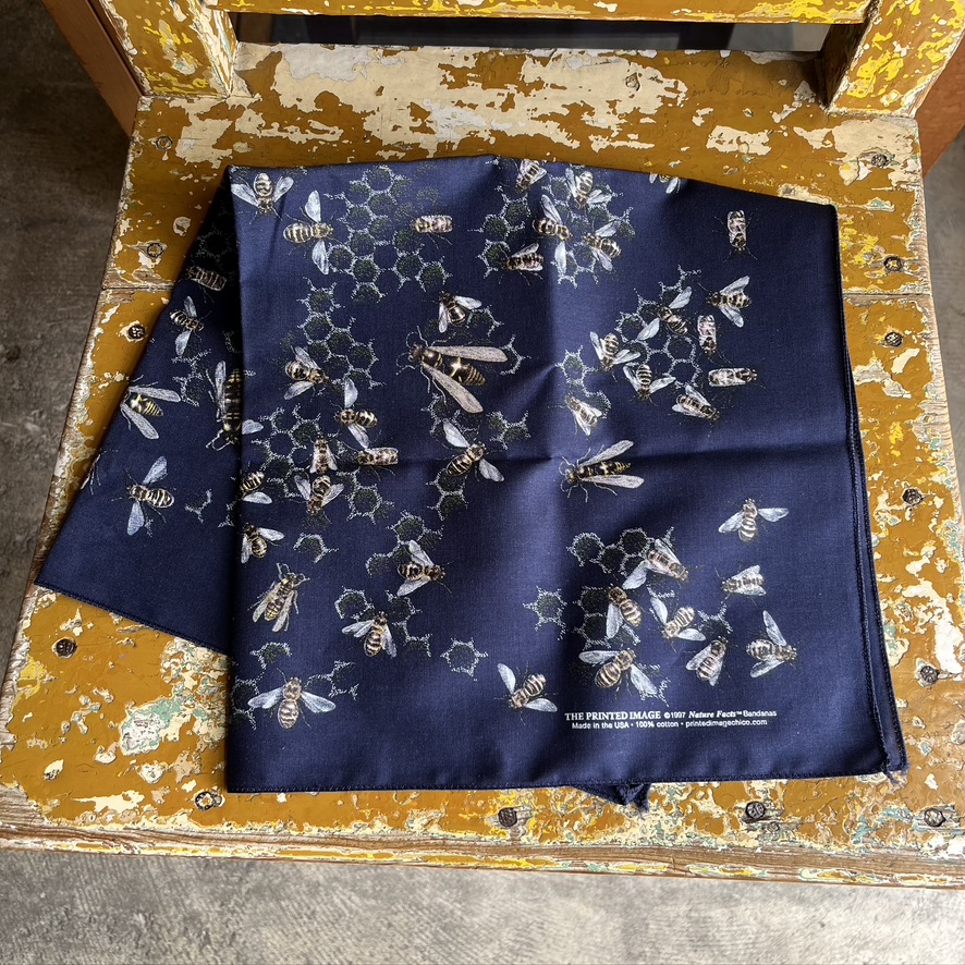 The Printed Image : Glow Bees Bandana