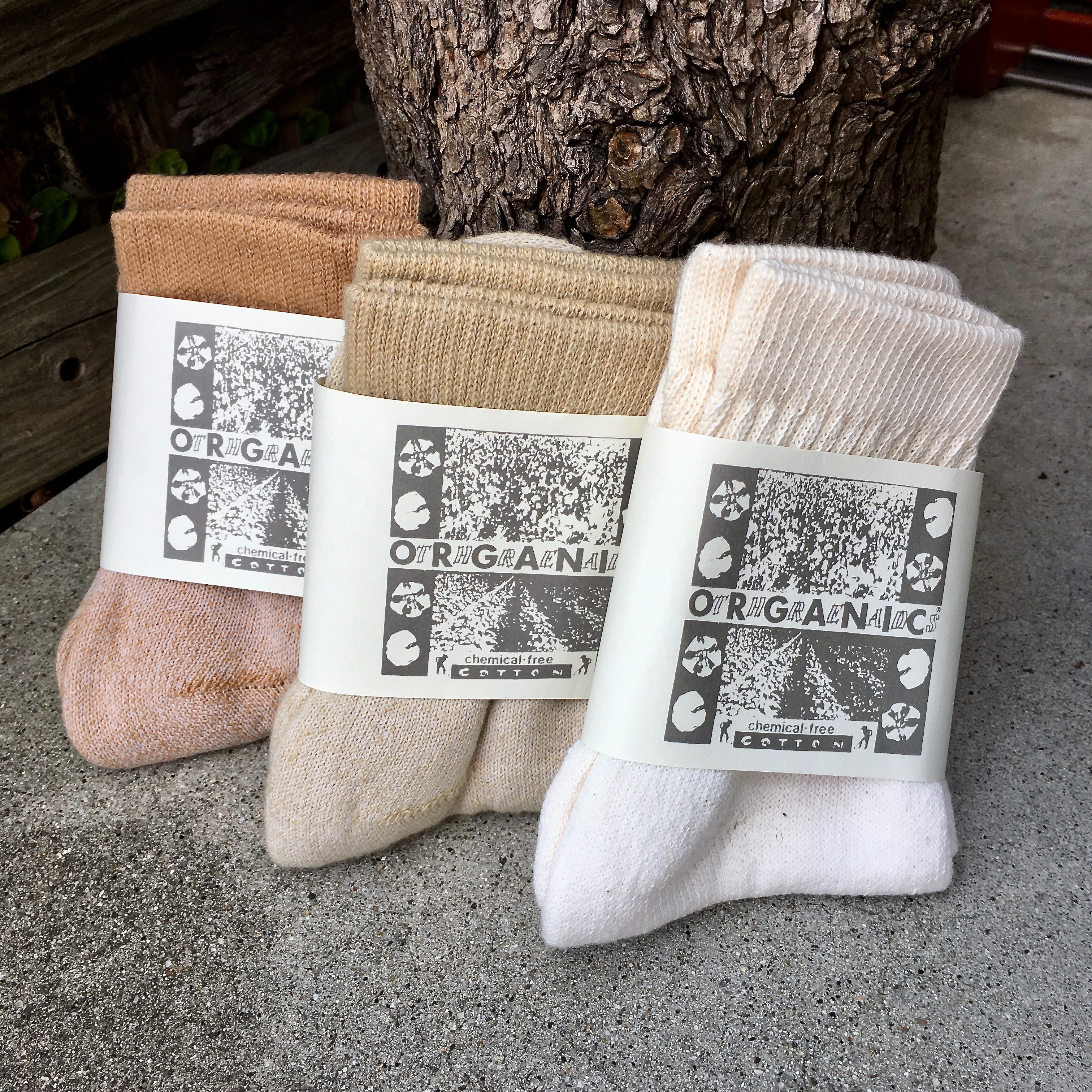 ORGANIC THREADS : SHORT-TOP 1P SOCKS