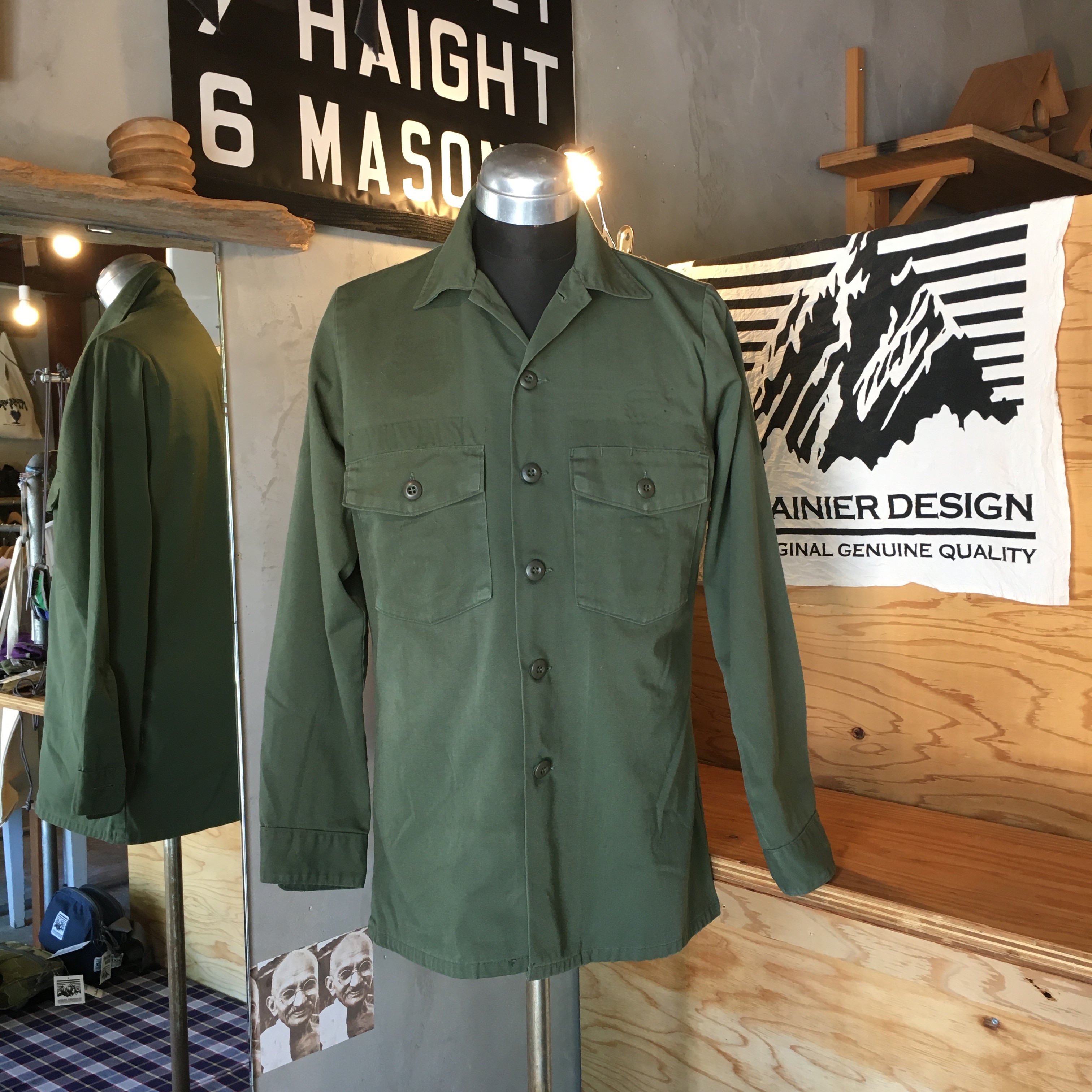 US POLY/COTTON FATIGUE SHIRTS (USED)