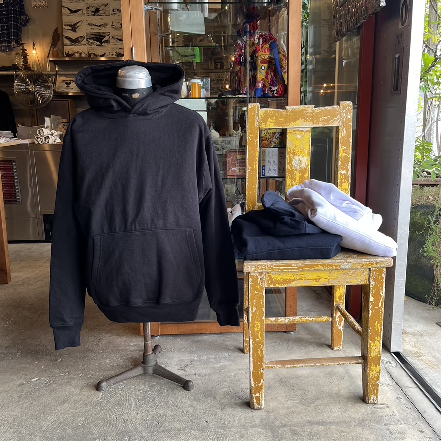 BAYSIDE : SUPER HEAVY 16OZ OVERSIZED HOODED PULLOV