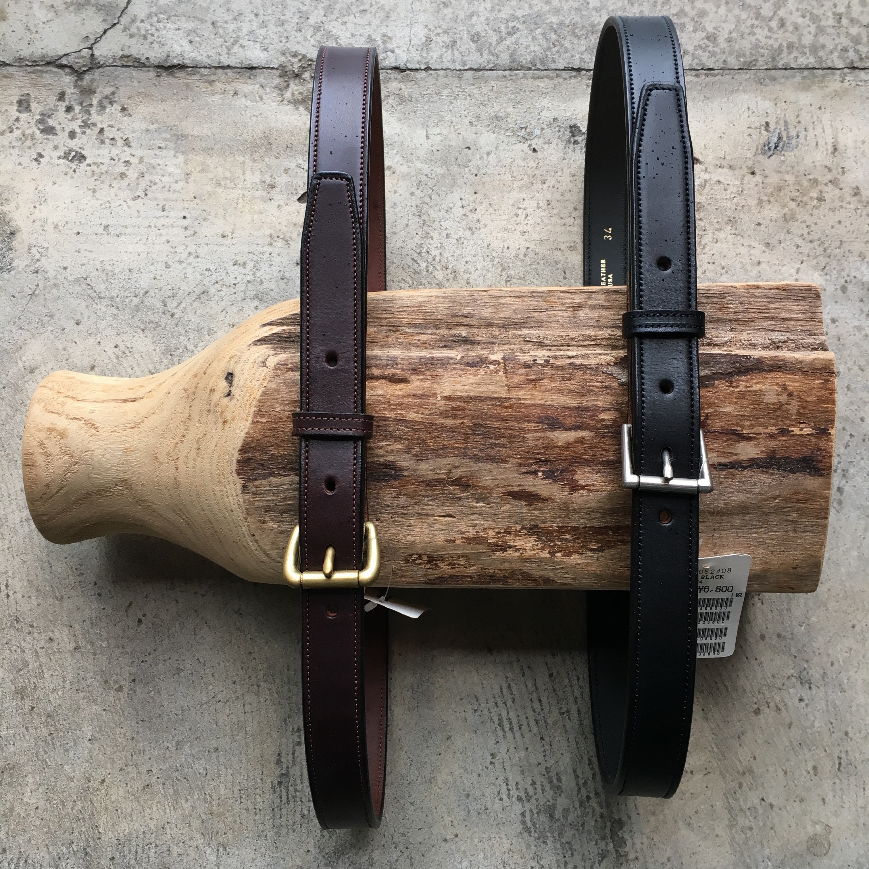 TORY LEATHER : STITCHED 1 BELT 