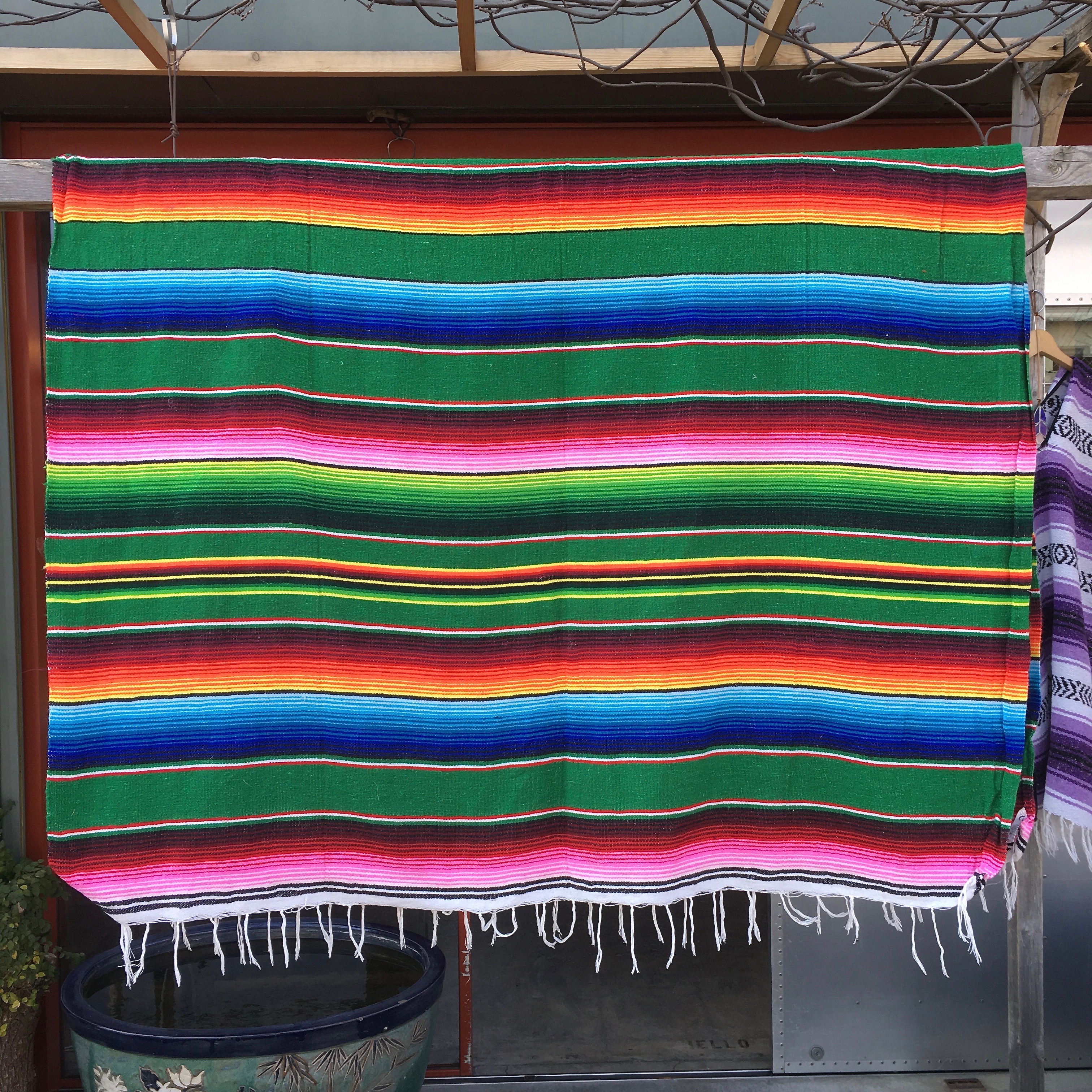 USED MEXICAN BLANKET