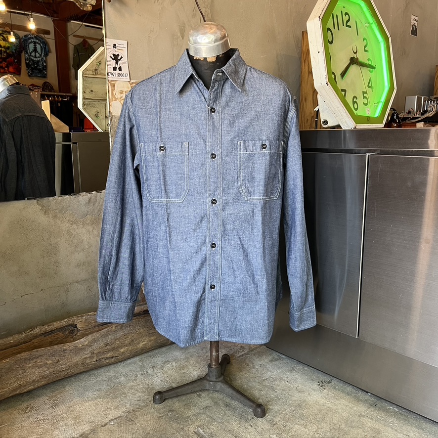 BLUE BLUE : ORIGINAL CHAMBRAY 2POCKET SHIRT
