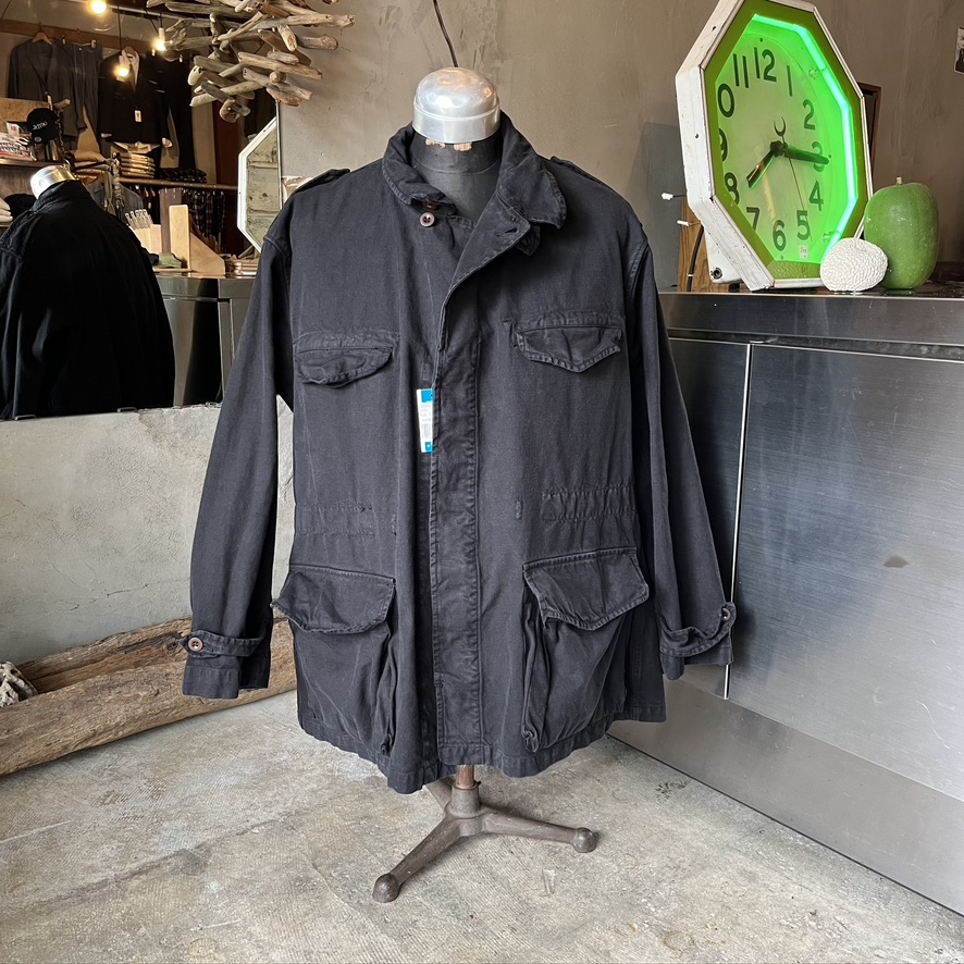 USED FRENCH M47 FIELD JACKET BLK DYED