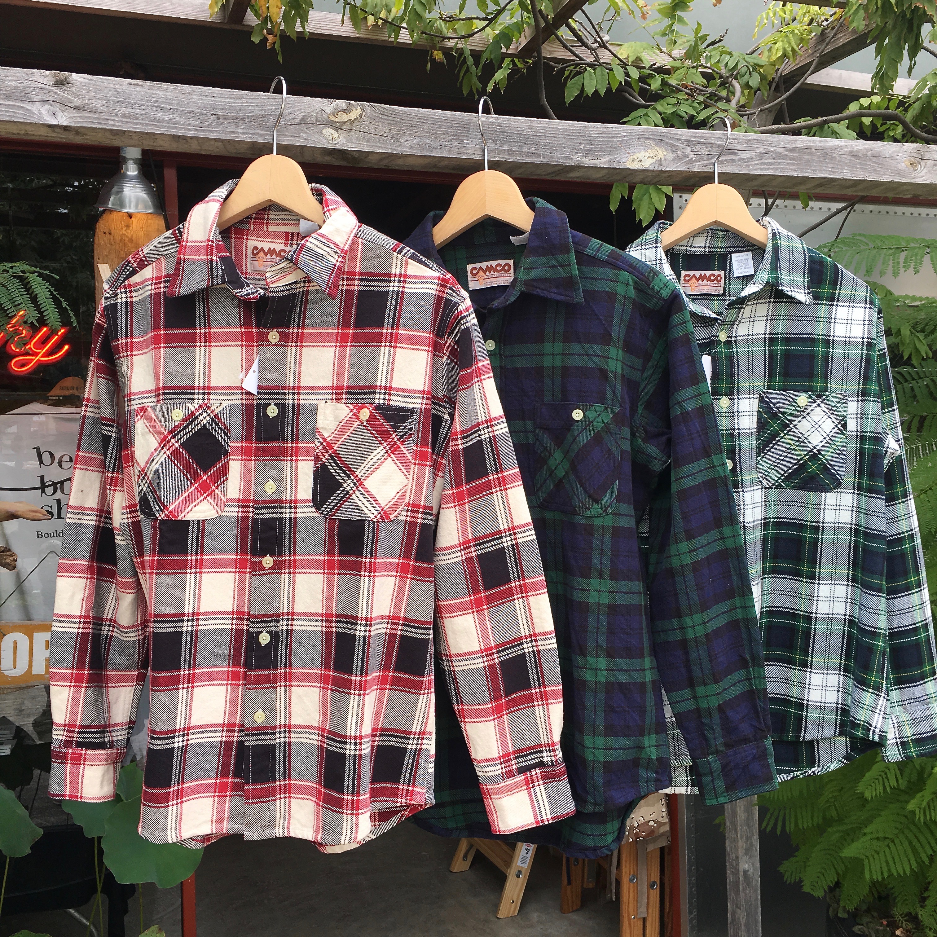  CAMCO : DOUBLE FACE HEAVY FLANNEL SHIRTS 