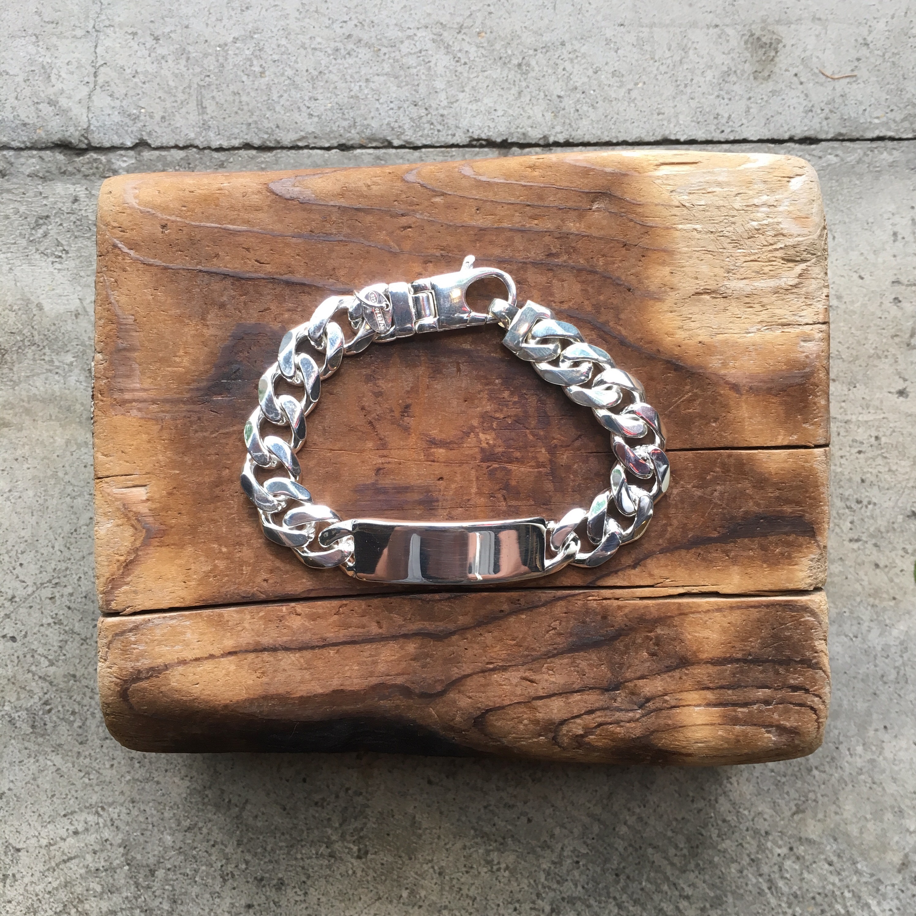 Argentidea: Sterling silver ID identity bracelet 1