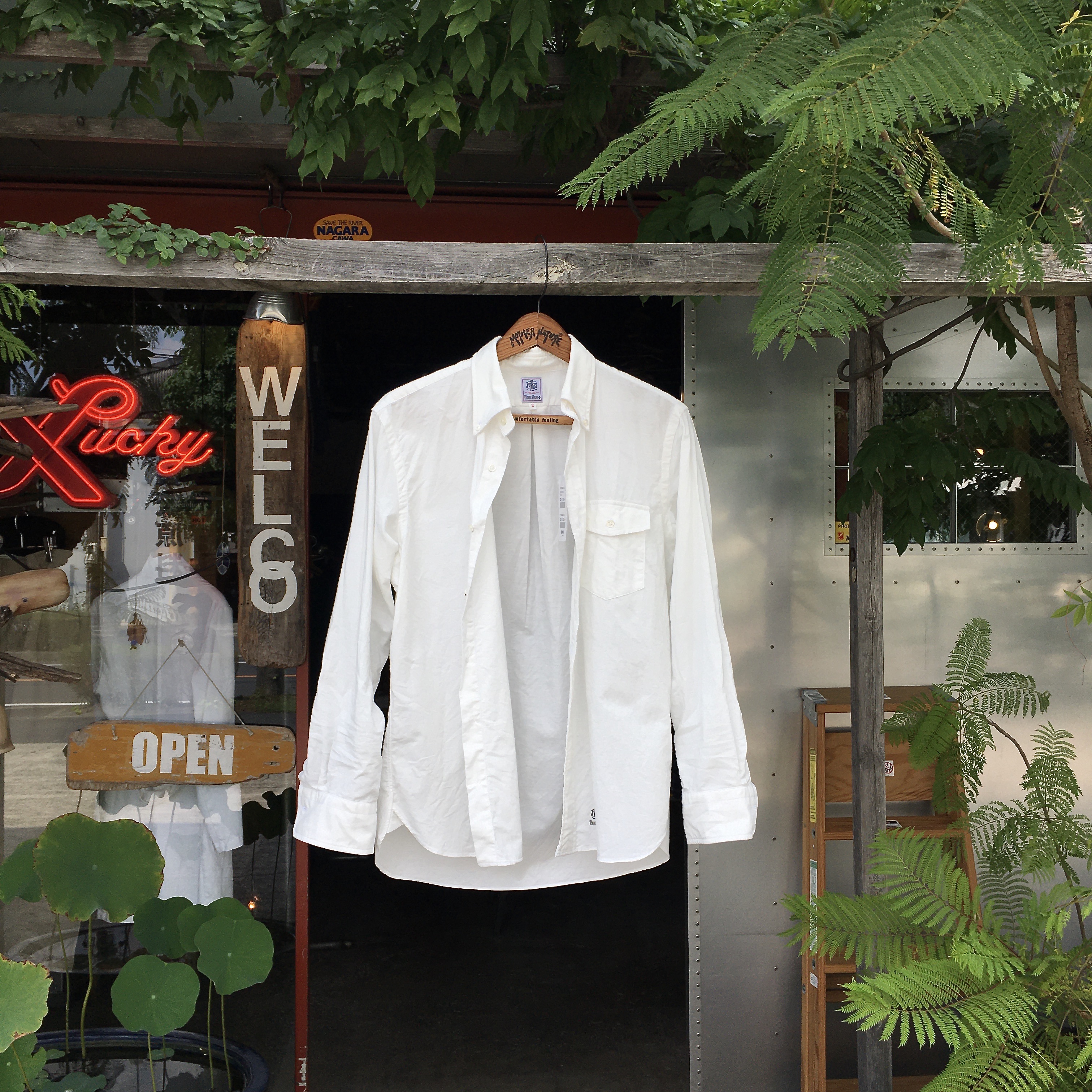 J PRESS/BLUE BLUE : OX FORD BD SHIRT