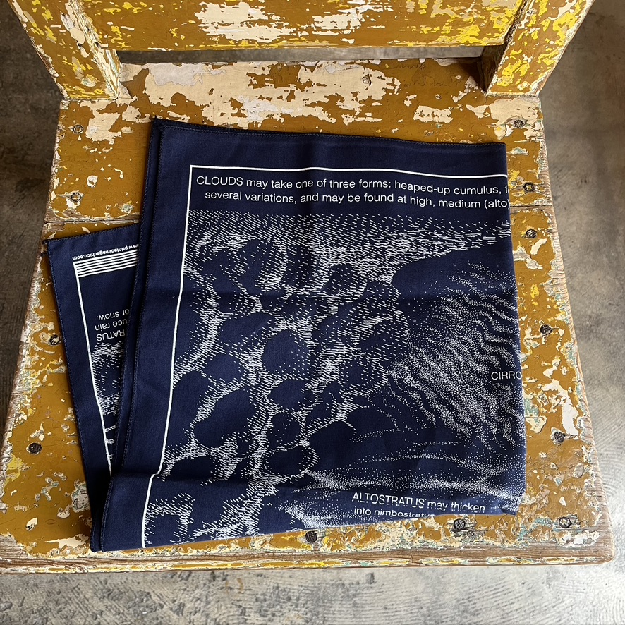 The Printed Image : CLOUDS BANDANA