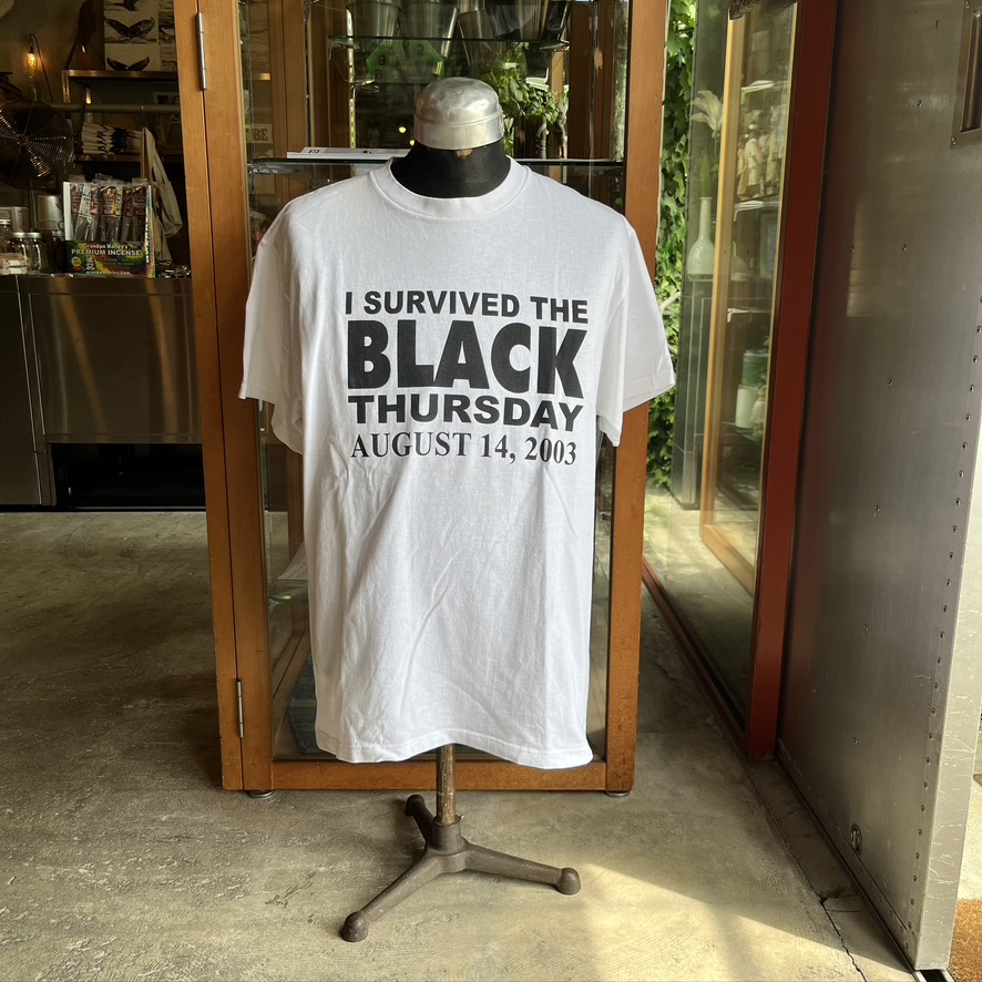 BLACK THURSDAY T-SHIRT (USED)