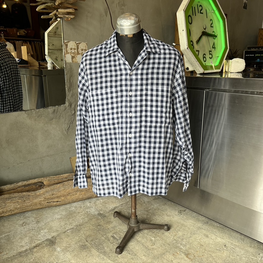 HIGH! STANDARD : PLAID LS WORK SHIRT